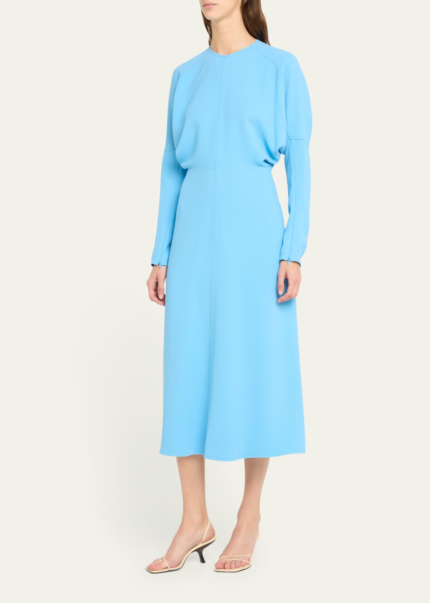 Victoria Beckham Dolman Sleeve Midi Dress - Bergdorf Goodman
