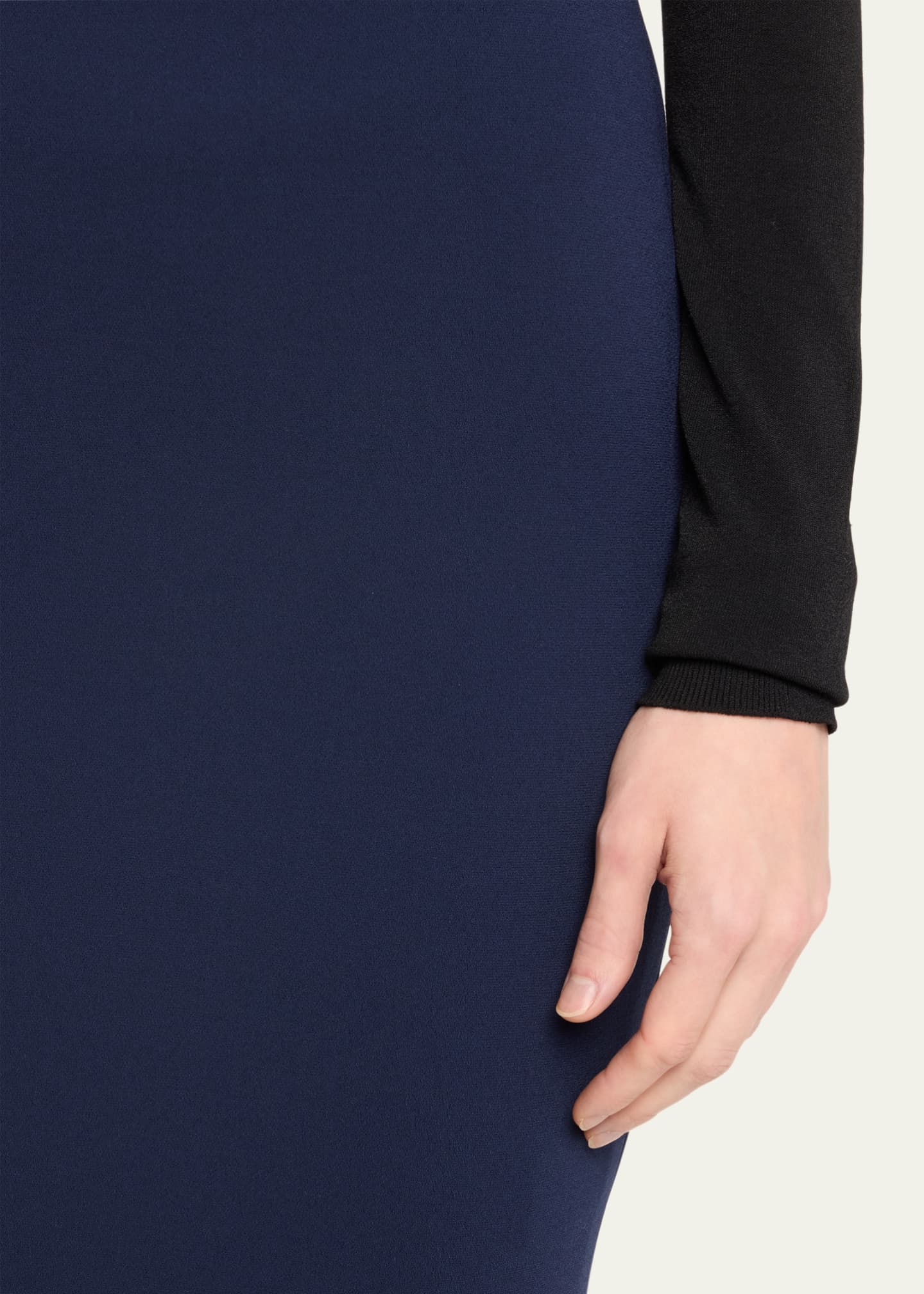 Victoria Beckham Matte Crepe Pencil Skirt Image 5 of 5