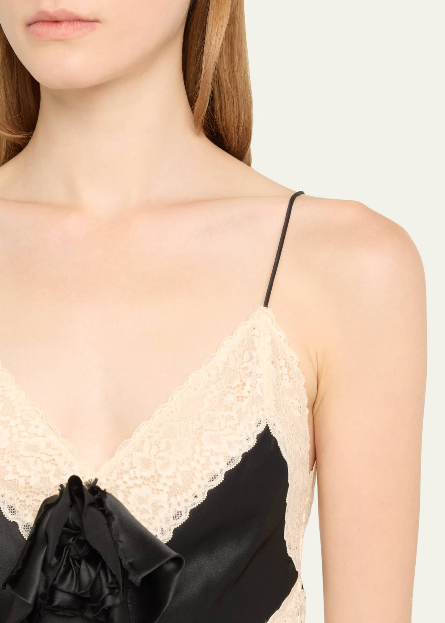 Silk Maxi Slip Dress :: Leopard