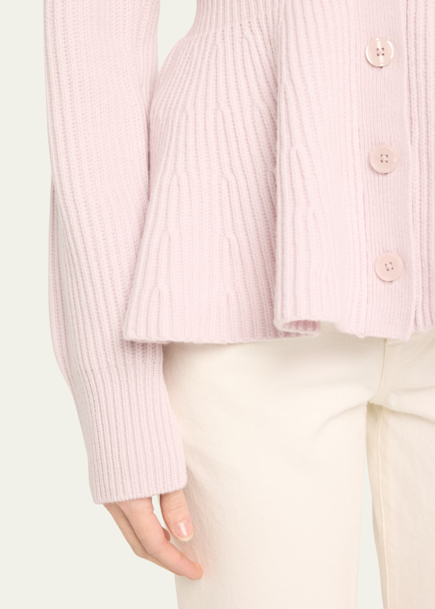 Cashmere peplum sweater new arrivals