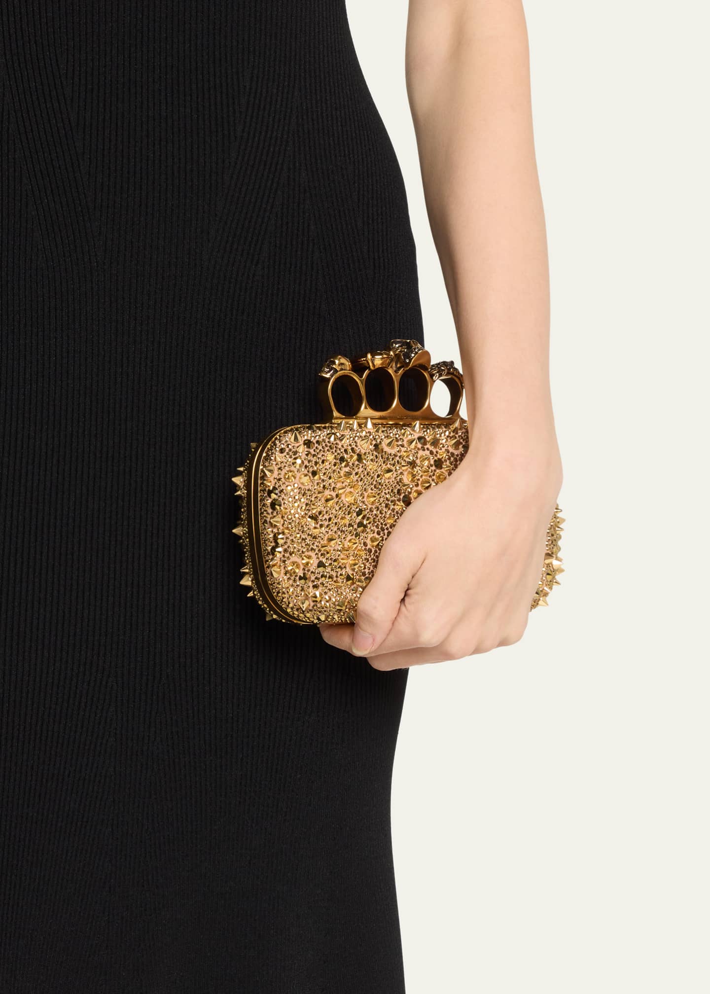 Alexander mcqueen knuckle bag hot sale