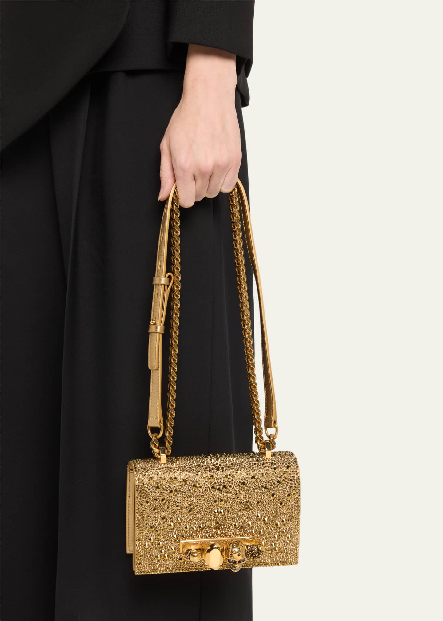 Alexander mcqueen jeweled bag hot sale