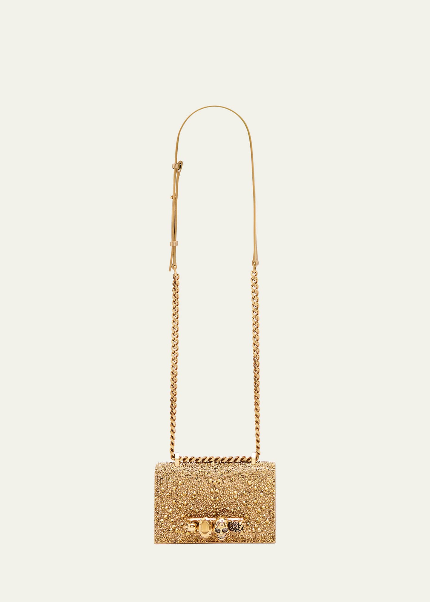 Crystal hot sale ysl bag