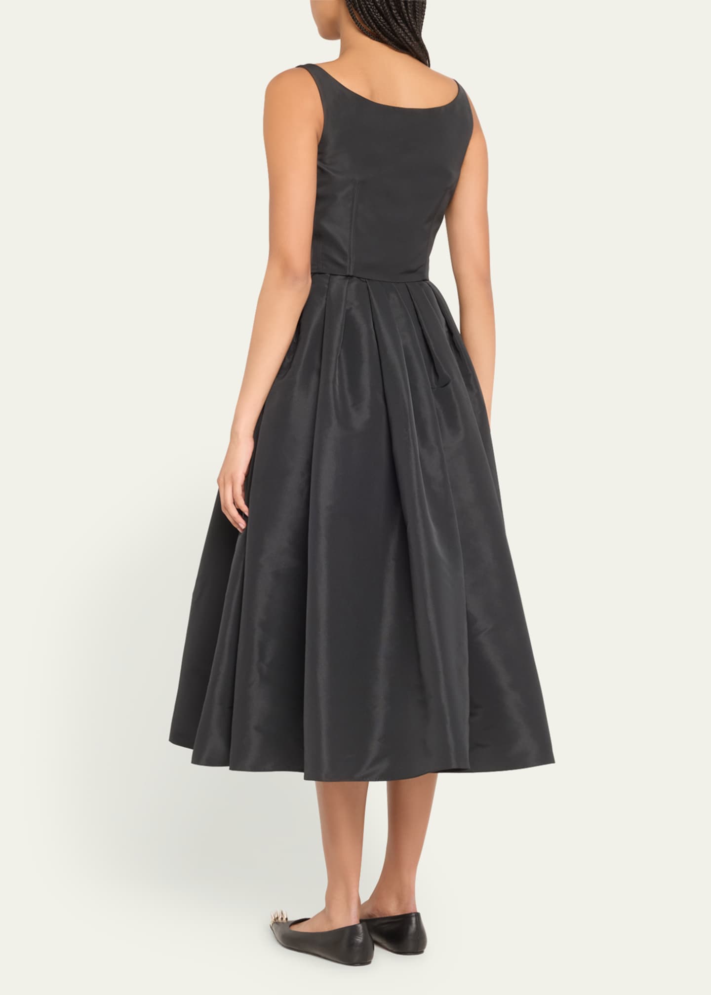 Zip front hot sale midi dress
