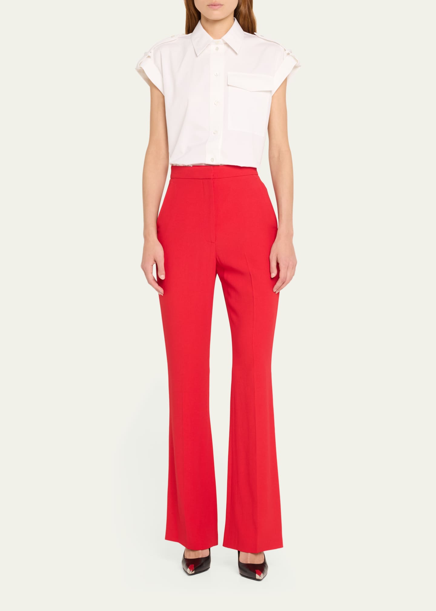 McQueen Slim-Fit Bootcut Trousers Image 2 of 5