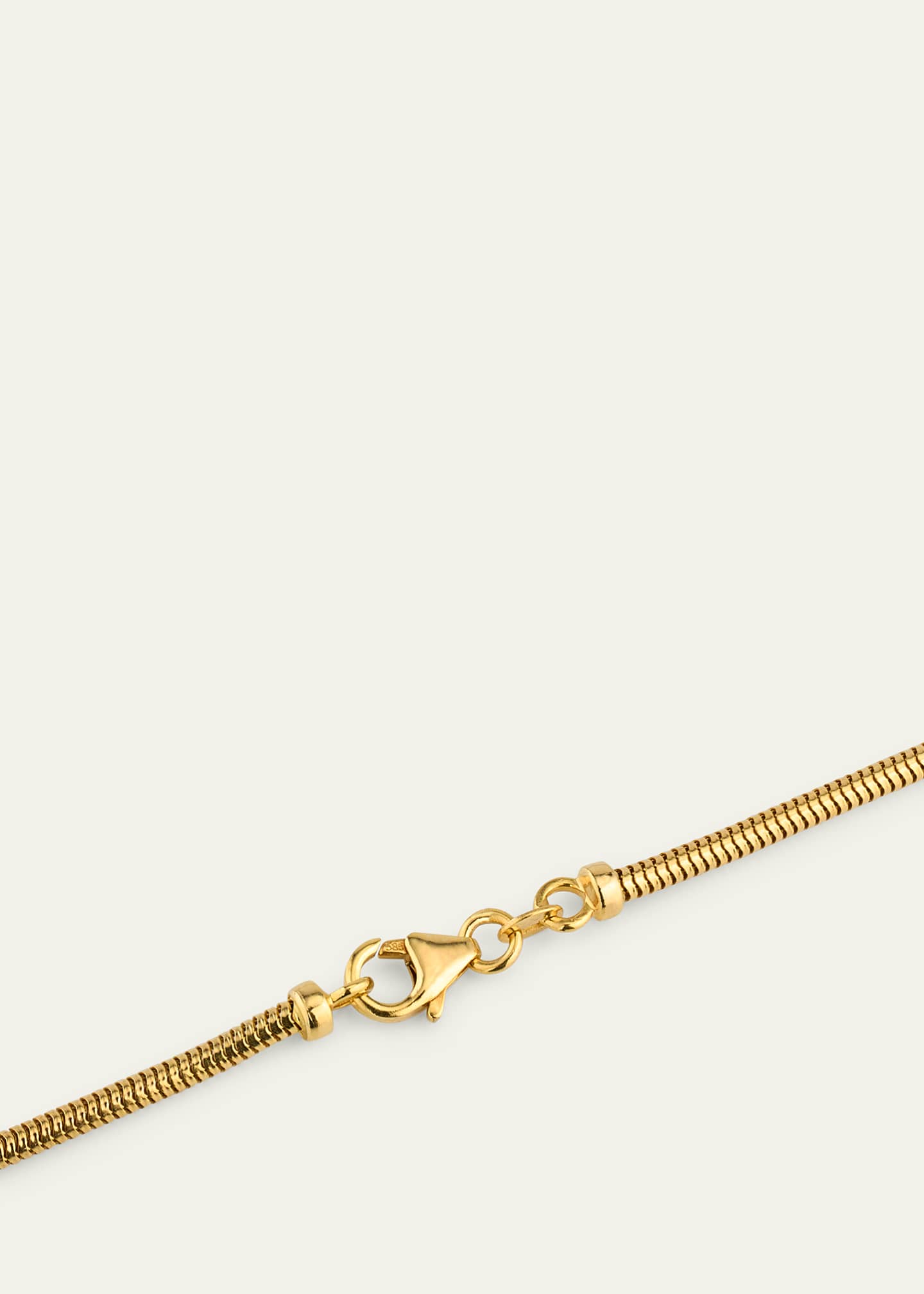 Bergdorf Goodman Men's 14K Yellow Gold Thick Snake Chain Necklace, 24"L Image 4 of 4