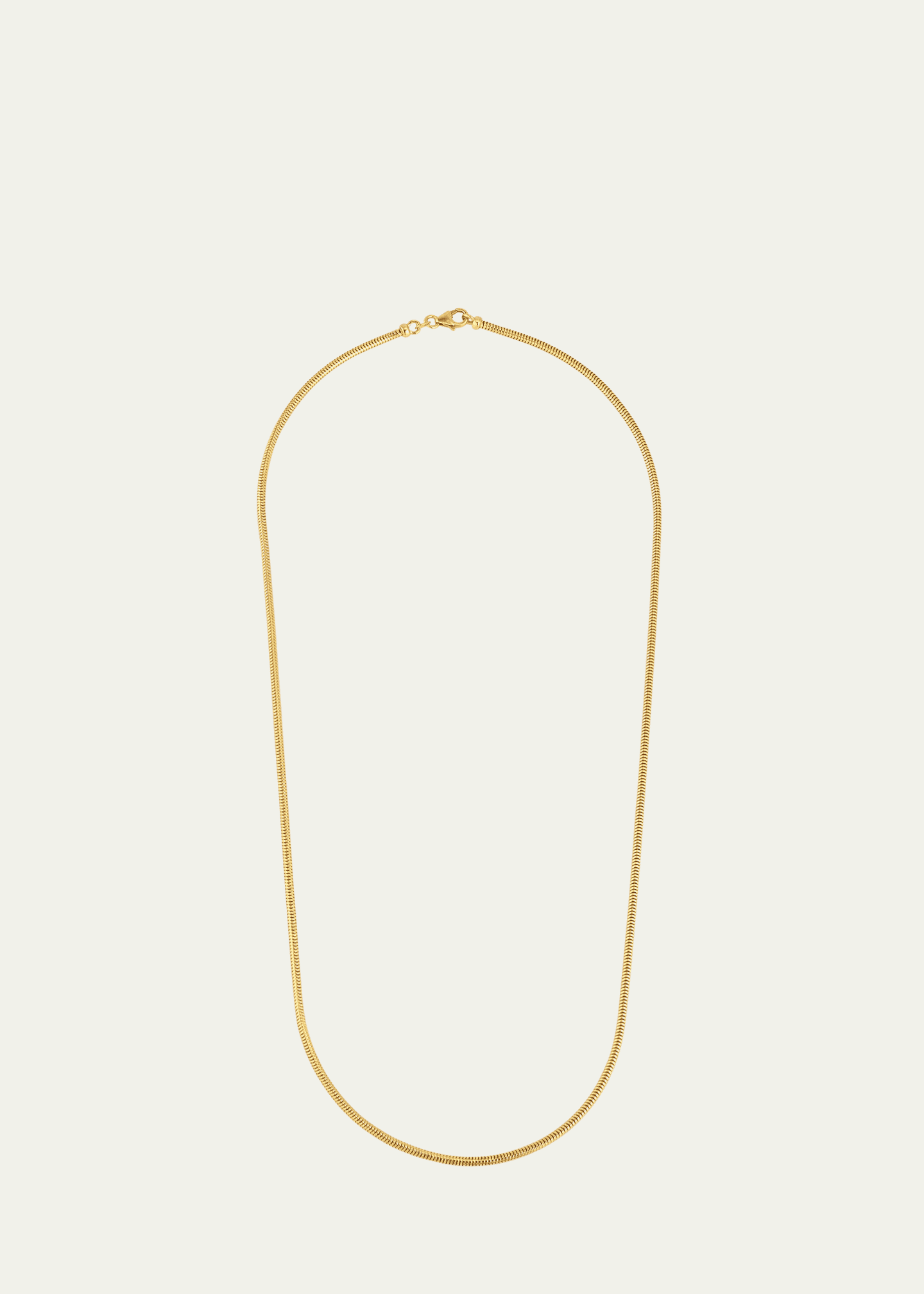 Bergdorf Goodman Men's 14K Yellow Gold Thick Snake Chain Necklace, 24"L Image 1 of 4