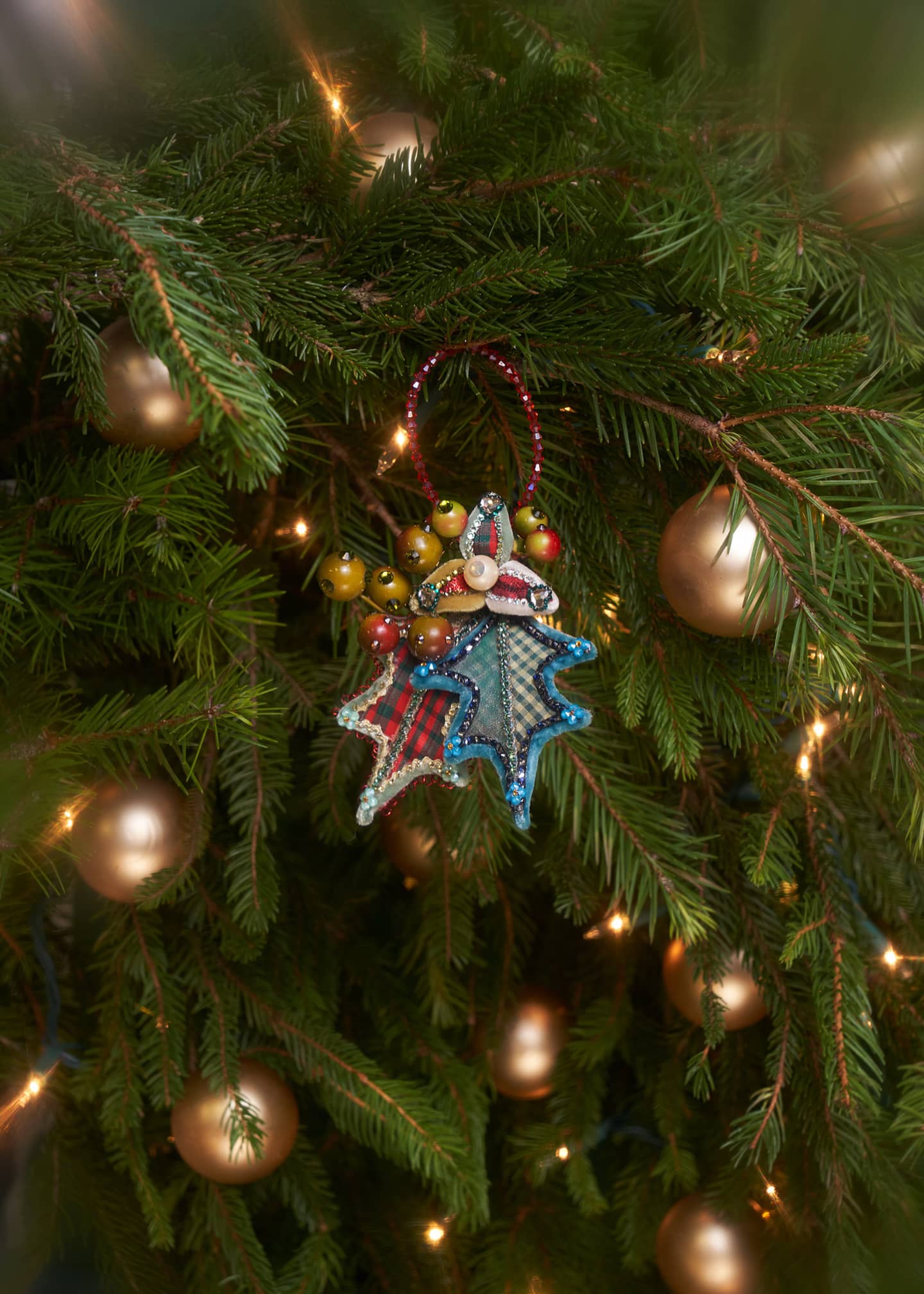 Elizabeth Hayt Textile Christmas Ornament Image 2 of 2