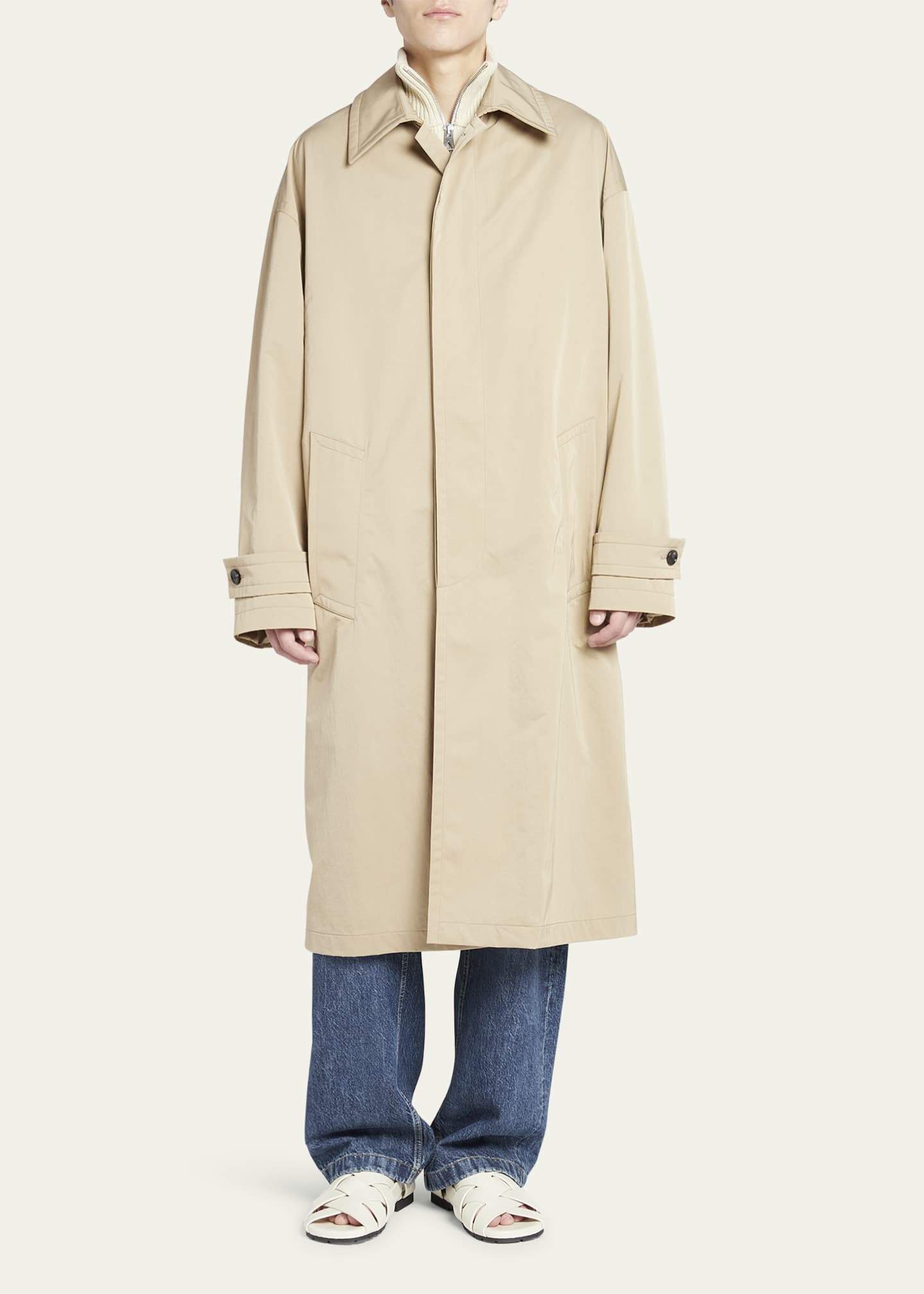 Nylon trench coat mens new arrivals