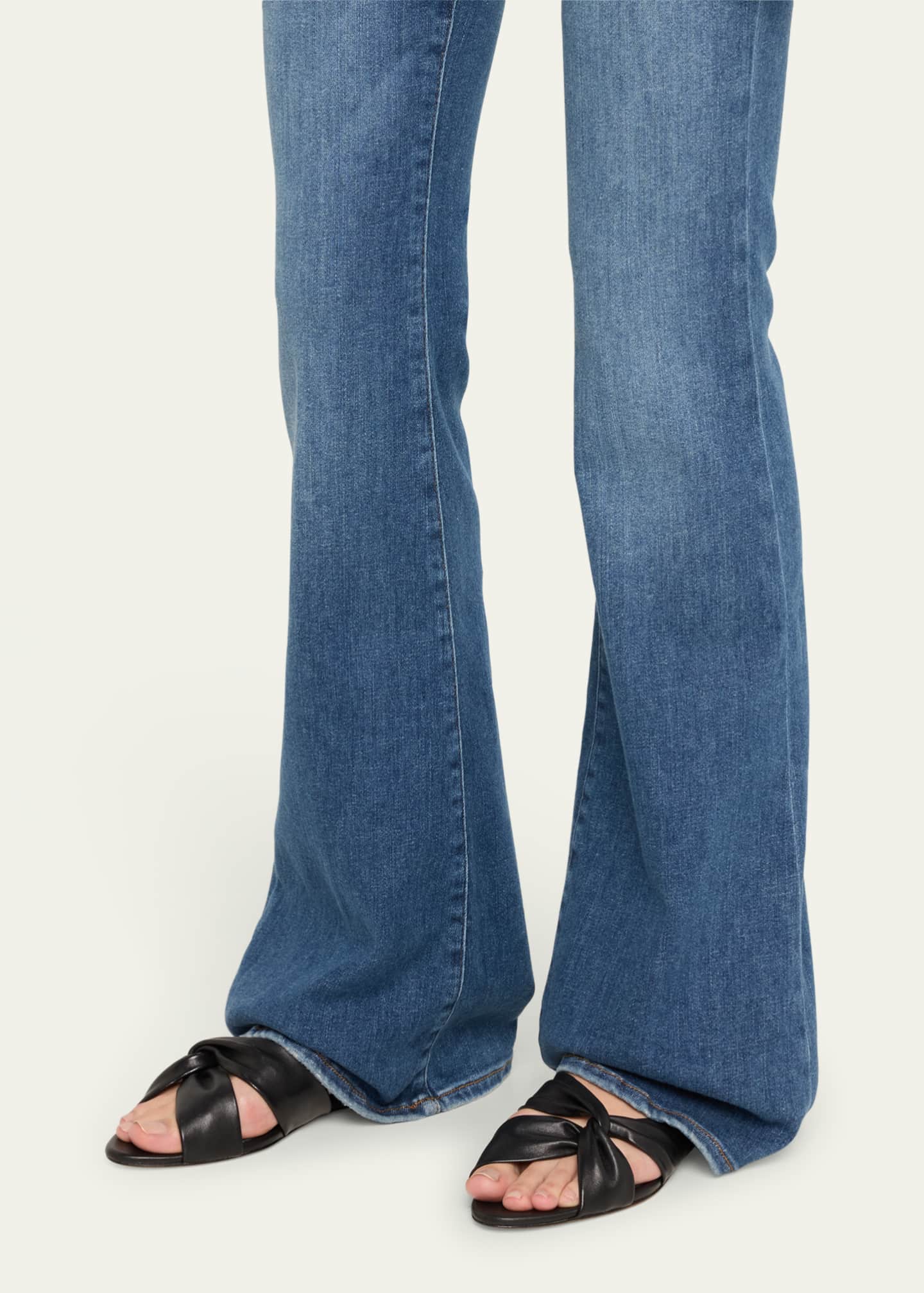 Veronica Beard Seraphina Twisted Leather Slide Sandals Bergdorf Goodman