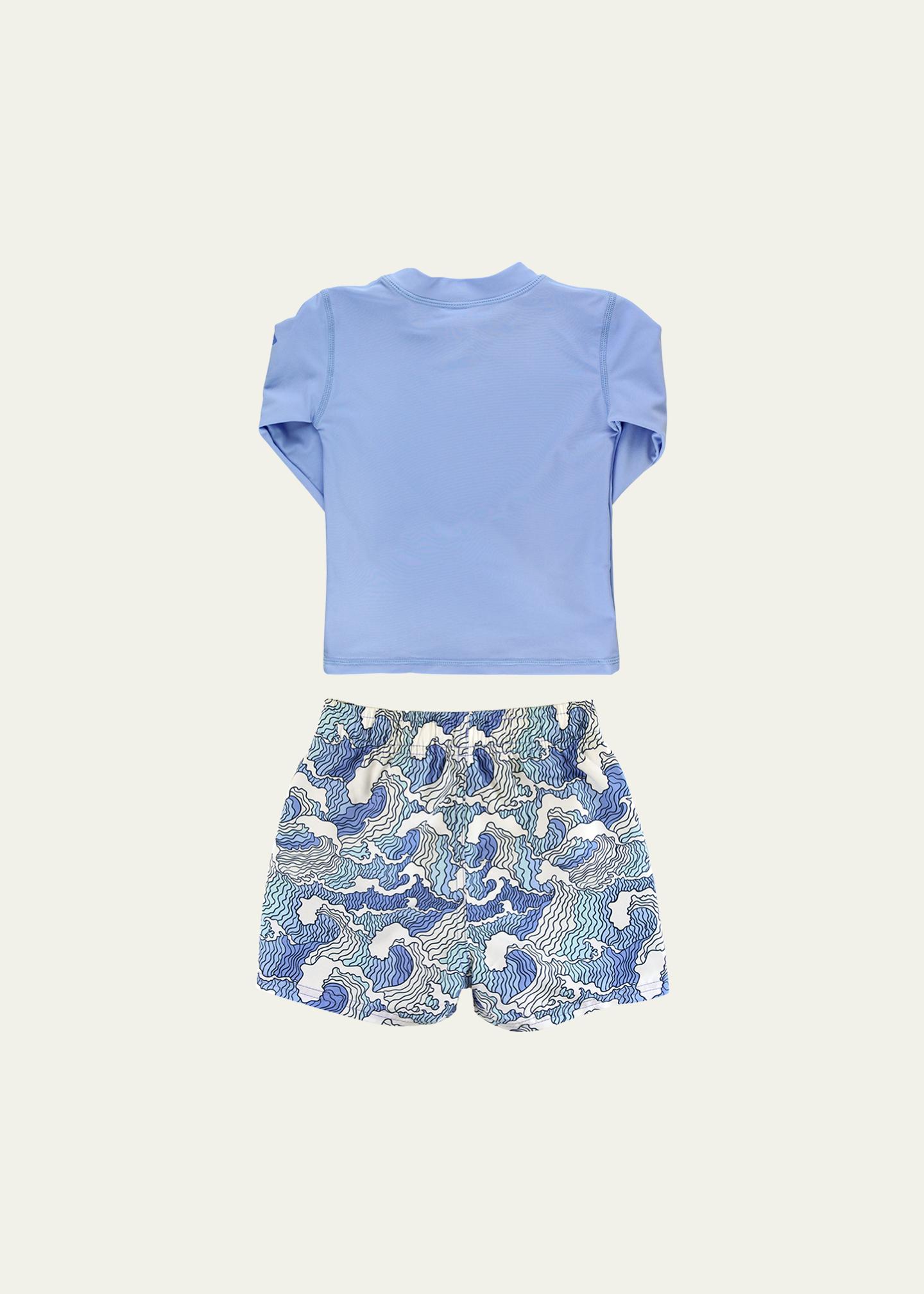 Kurzarm Rashguard Für Babys & Kleinkinder – Mit LSF 50+, Weich, Für Strand, Pool & Sonnenschutz