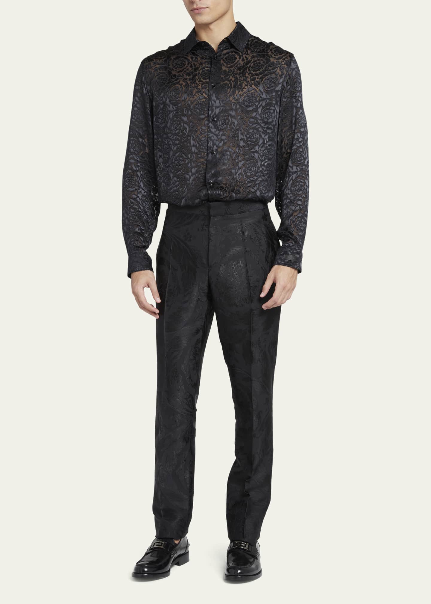 Versace shirt dress mens top