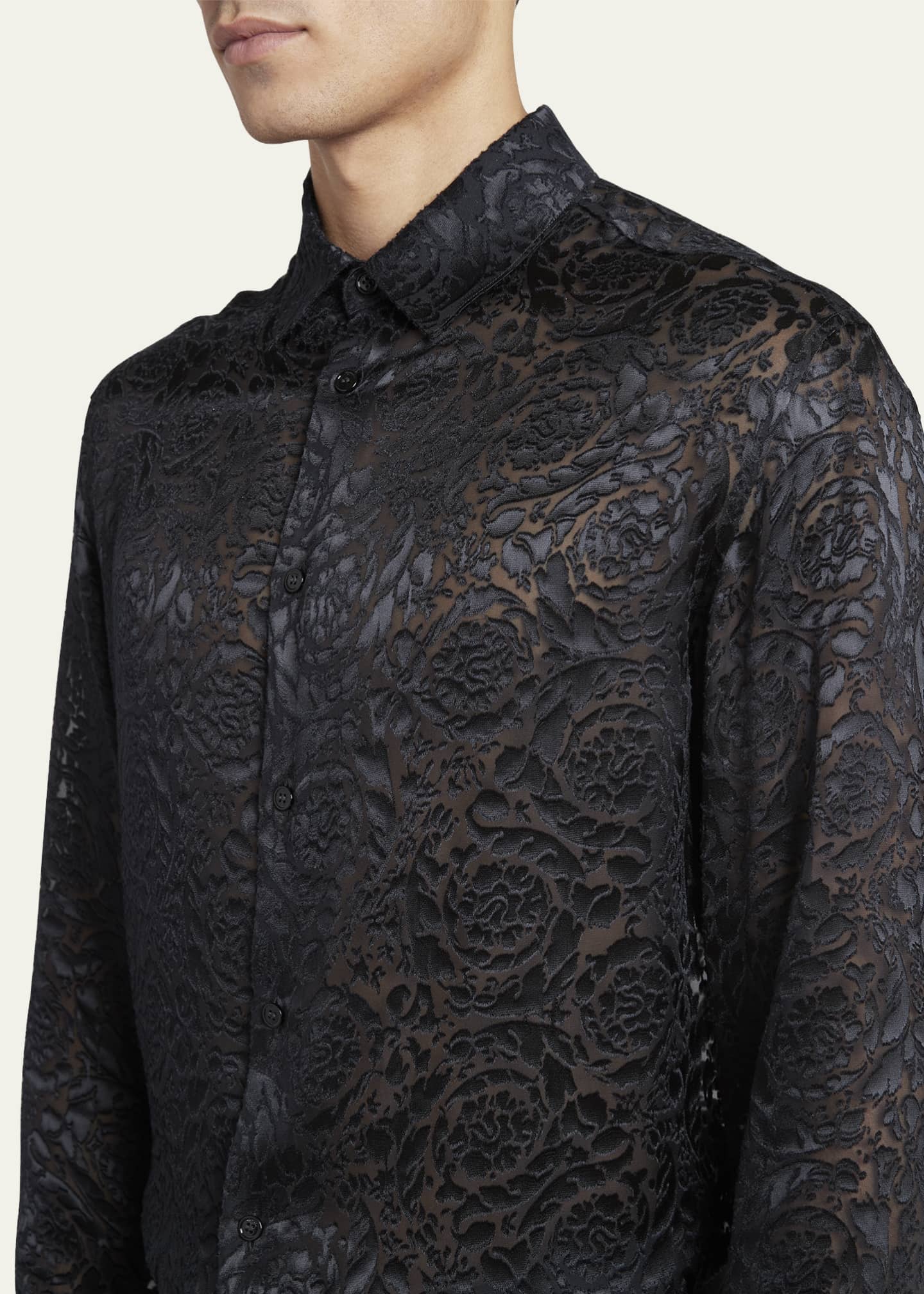 Versace men's dress shirt new arrivals