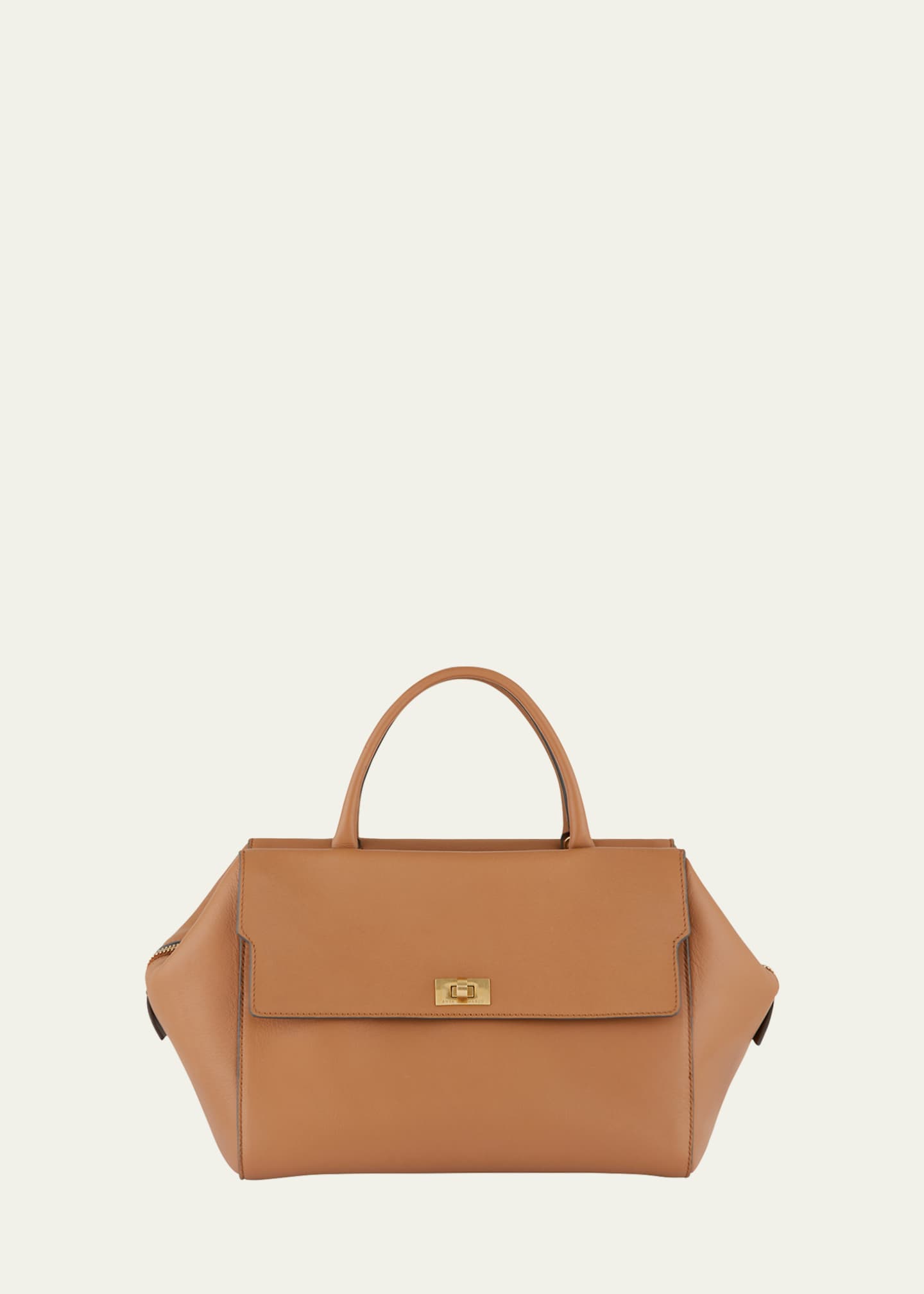 Anya Hindmarch Seaton Classic Leather Top Handle Bag Bergdorf