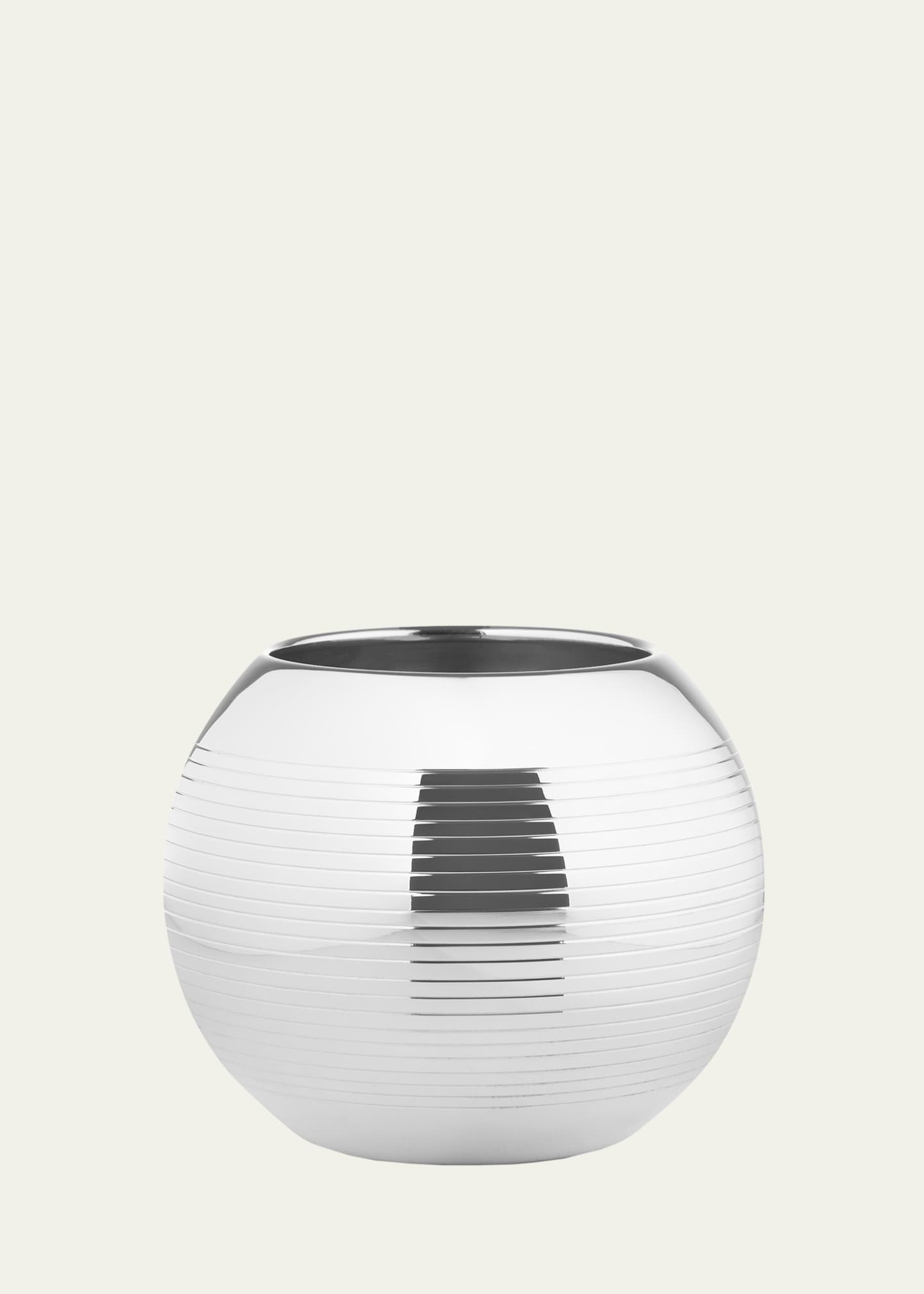 Puiforcat Petanque Silver-Plated Petit Vase, 5"