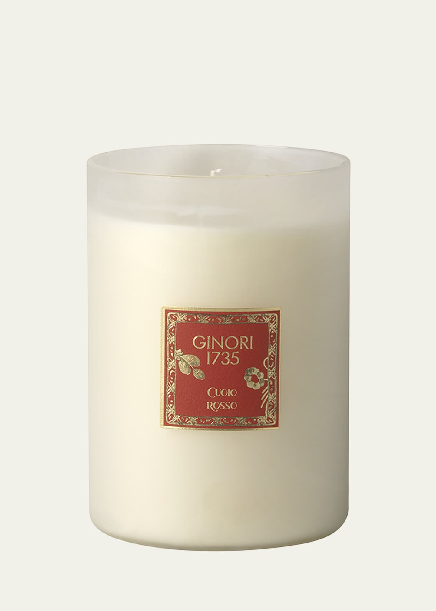 GINORI 1735 Cuoio Rosso Scented Candle Refill for Candleholder Vase, 39 oz.