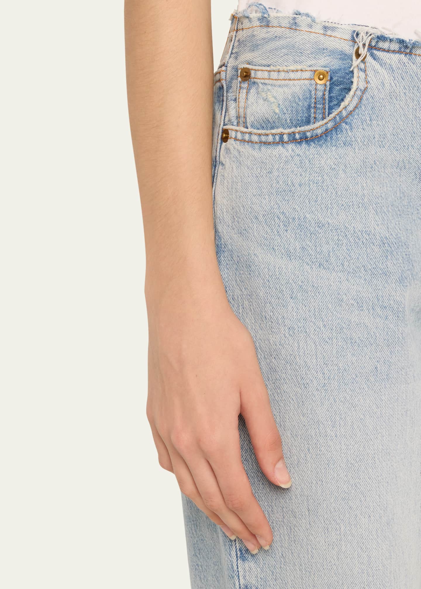 Korea Straight-Leg Jeans