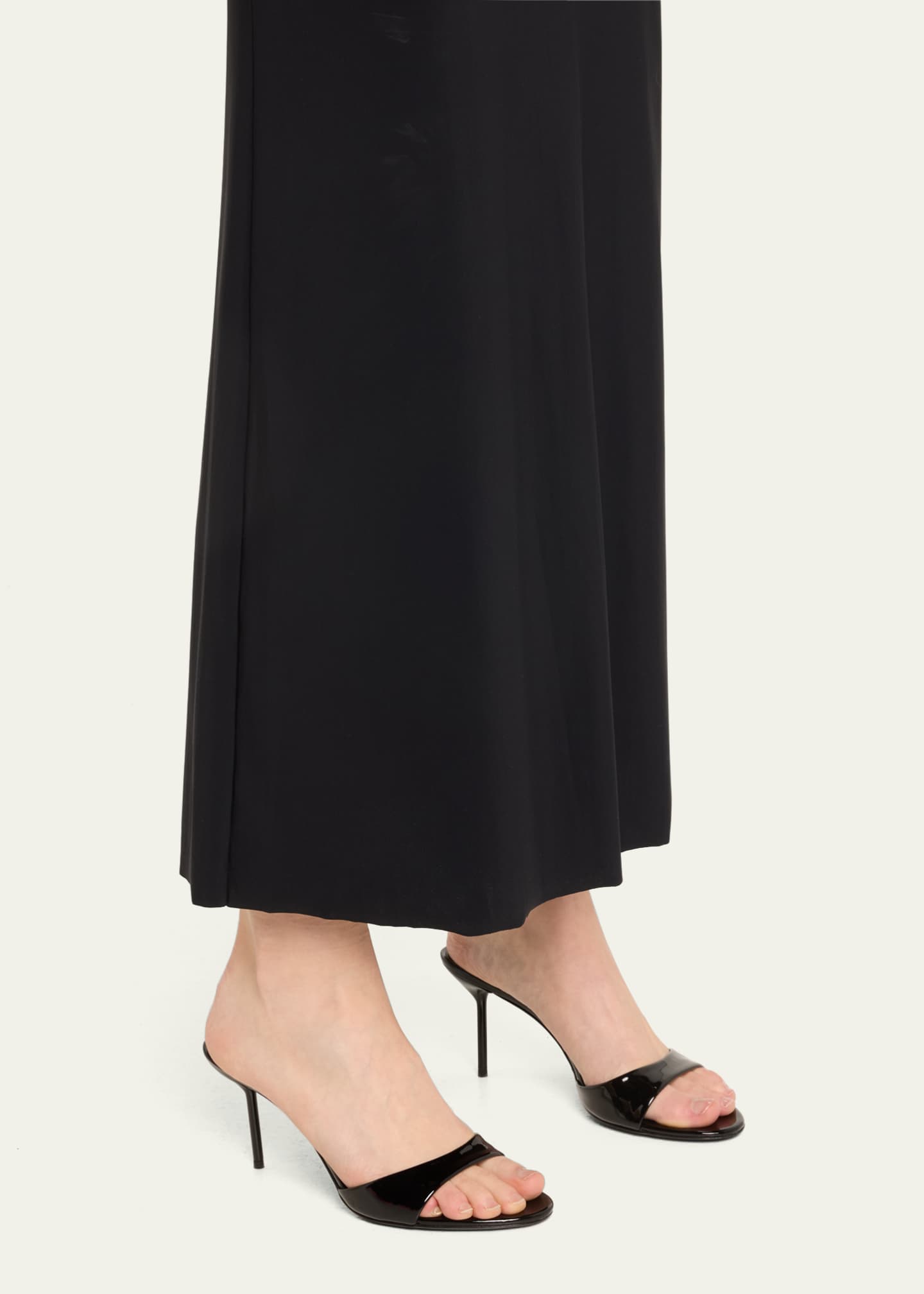 サンダル・ミュール PARIS TEXAS LIDIA MULE 70\nMESH-PATENT (PX1632 XVNMSBLACK) PARIS TEXAS Lidia patent-leather mules | NET-A-PORTER