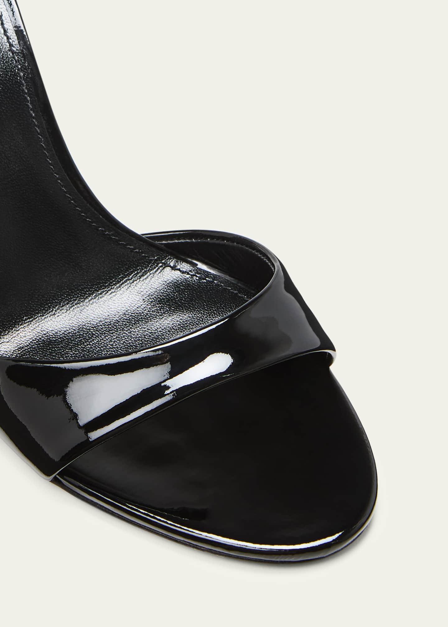 サンダル・ミュール PARIS TEXAS Lidia patent leather sandals Paris Texas Lidia Patent Stiletto Mule Sandals - Bergdorf