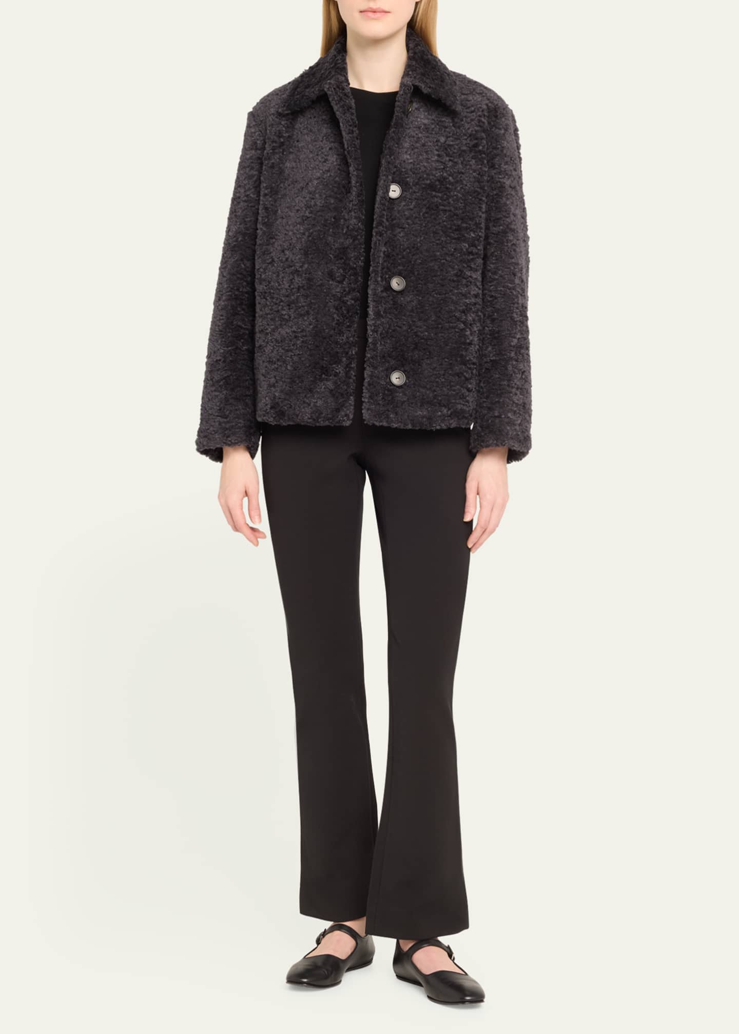 Vince Wavy Faux Fur Jacket Bergdorf Goodman