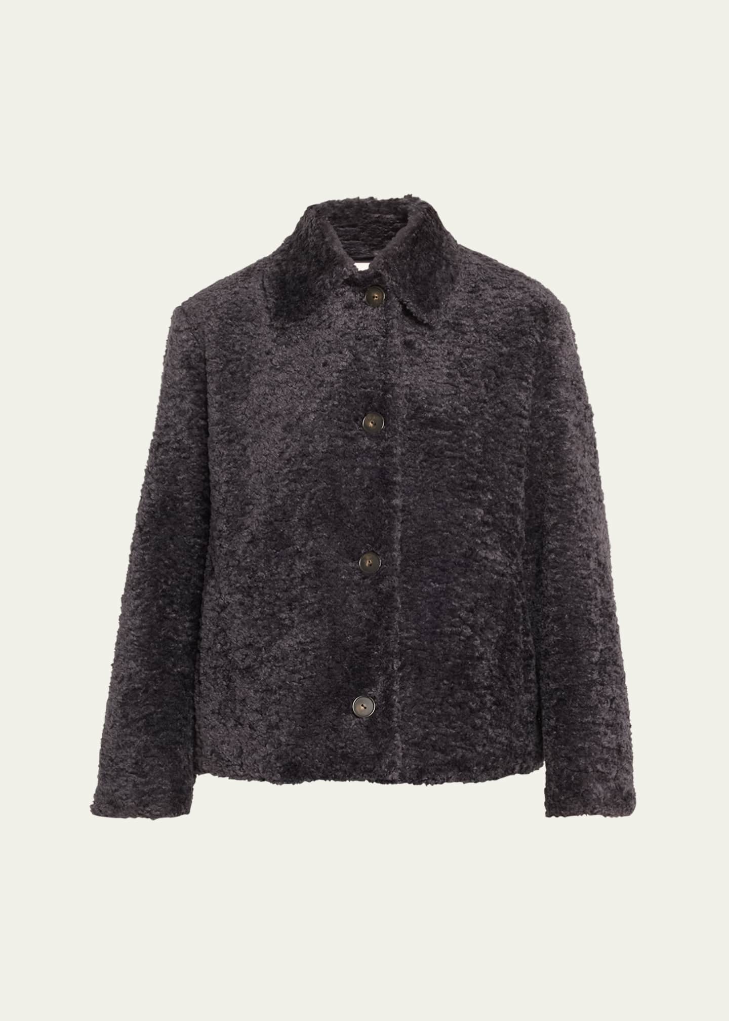 Vince Wavy Faux Fur Jacket Bergdorf Goodman