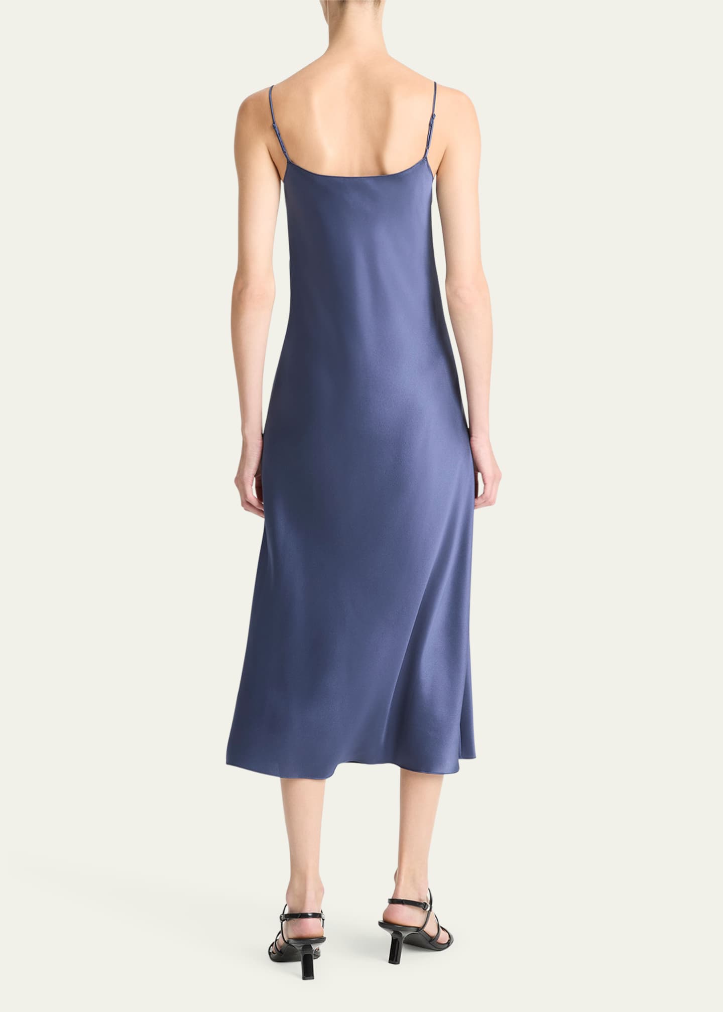 Vince Satin Midi Slip Dress Image 3 of 4