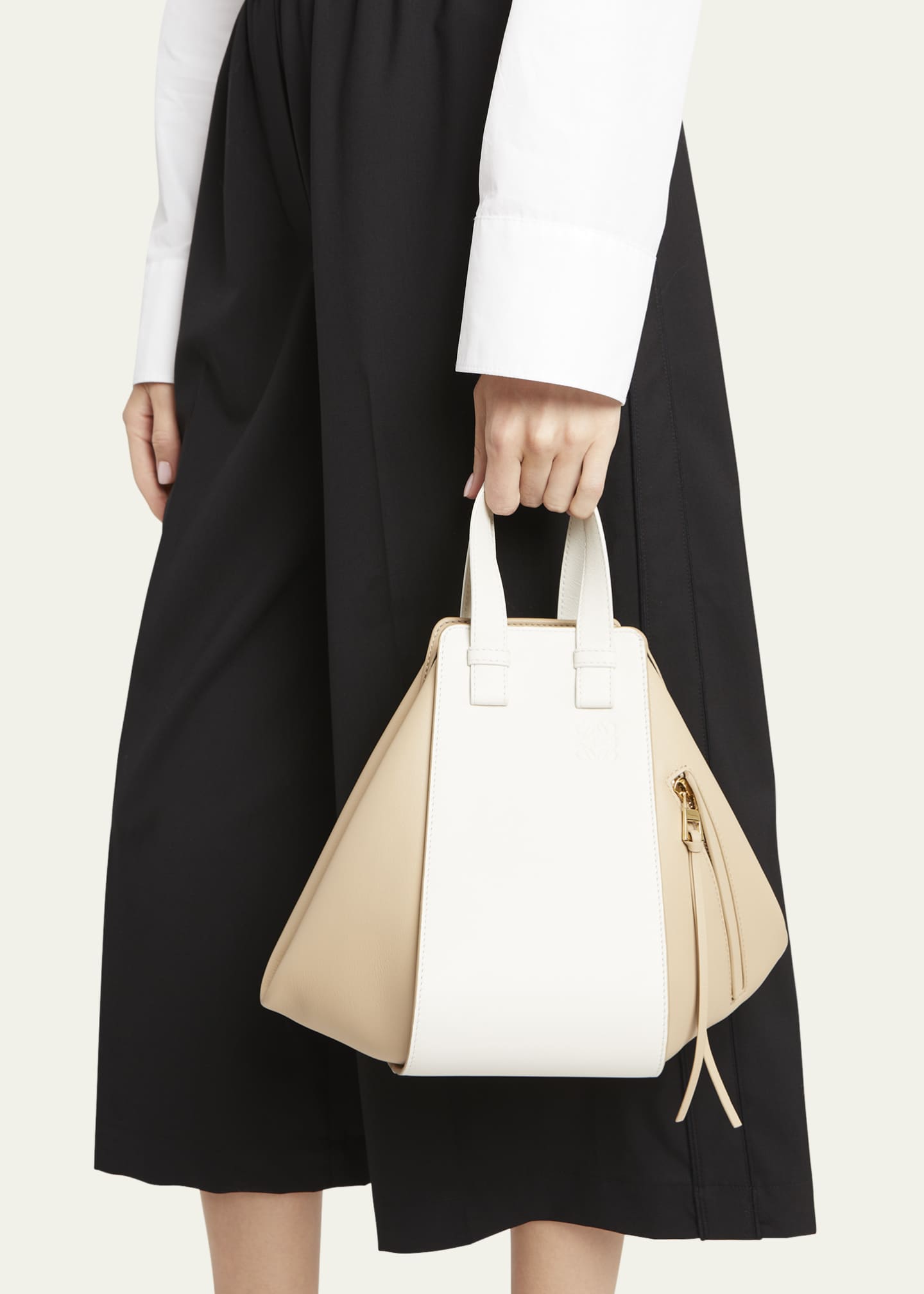 Loewe Hammock Small Bicolor Top Handle Bag Bergdorf Goodman