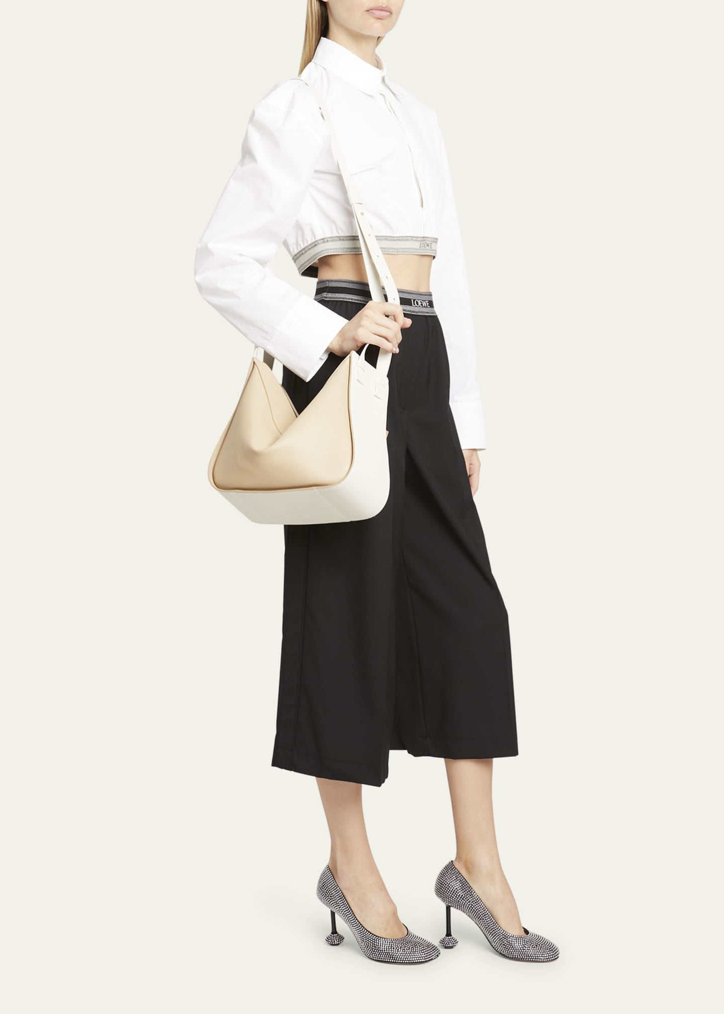 Loewe Hammock Small Top-Handle Bag in Leather - Bergdorf Goodman