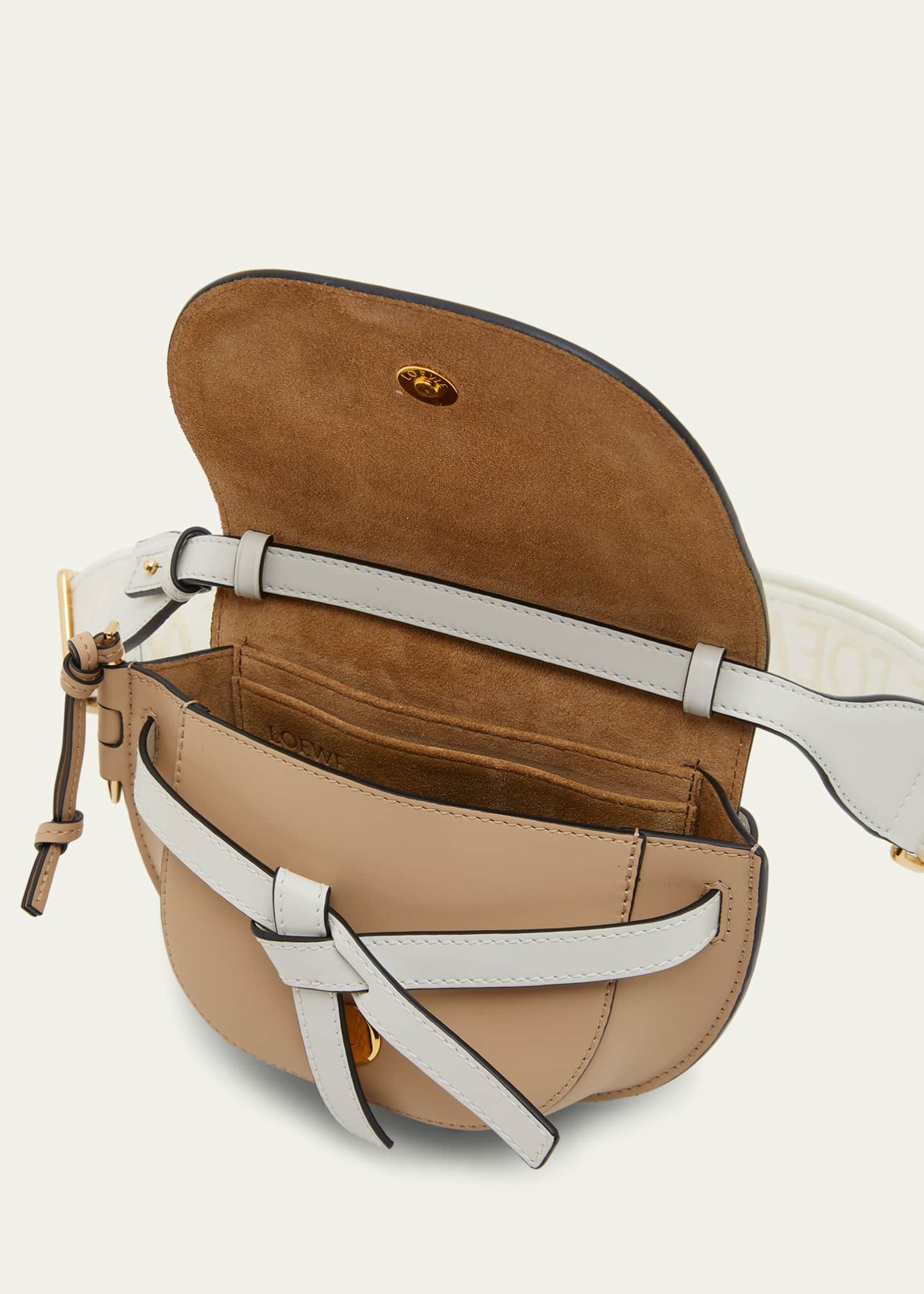 Loewe gate small leather shoulder bag best sale