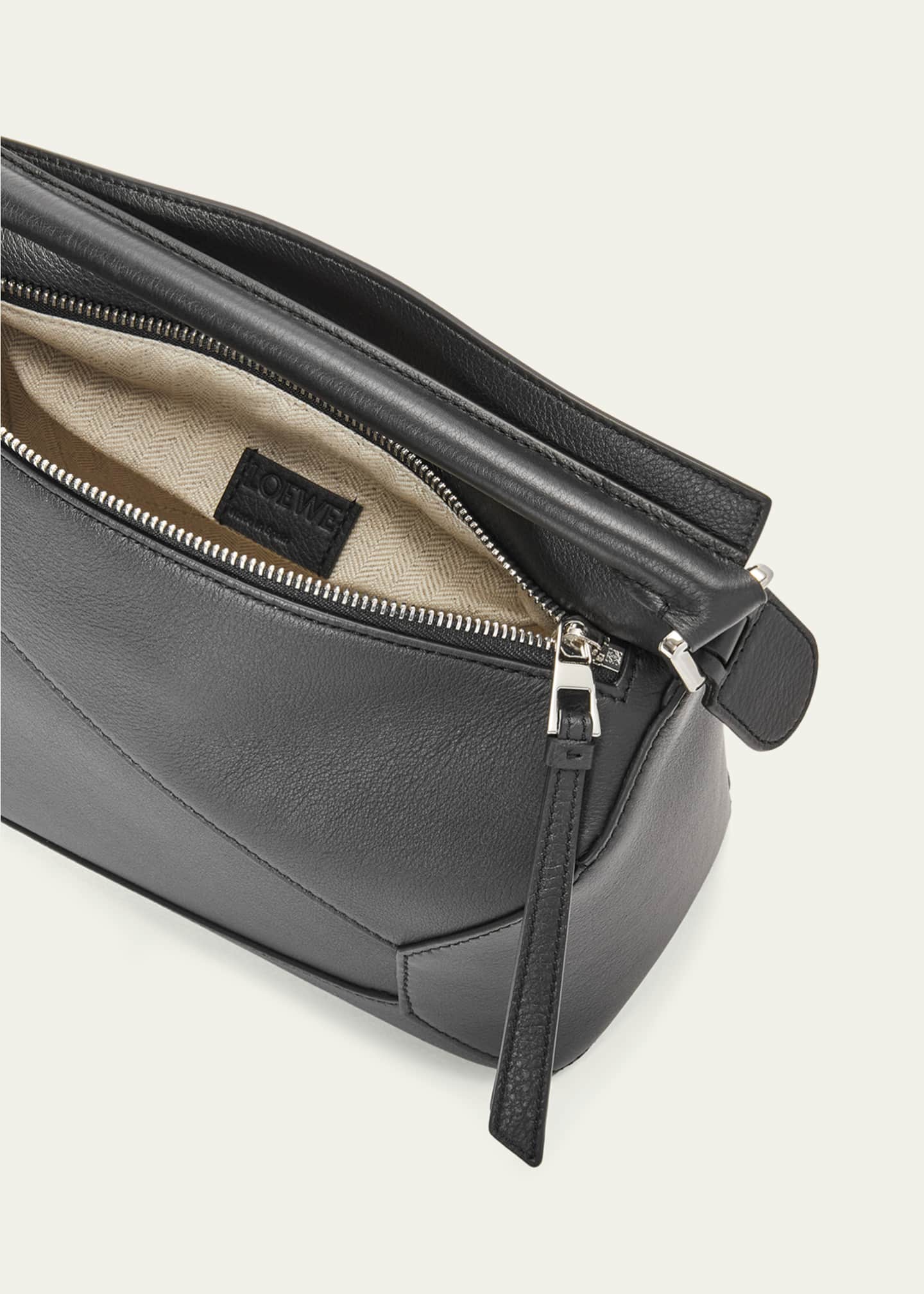 Loewe Puzzle Edge Small Top-Handle Bag in Leather Image 4 of 5