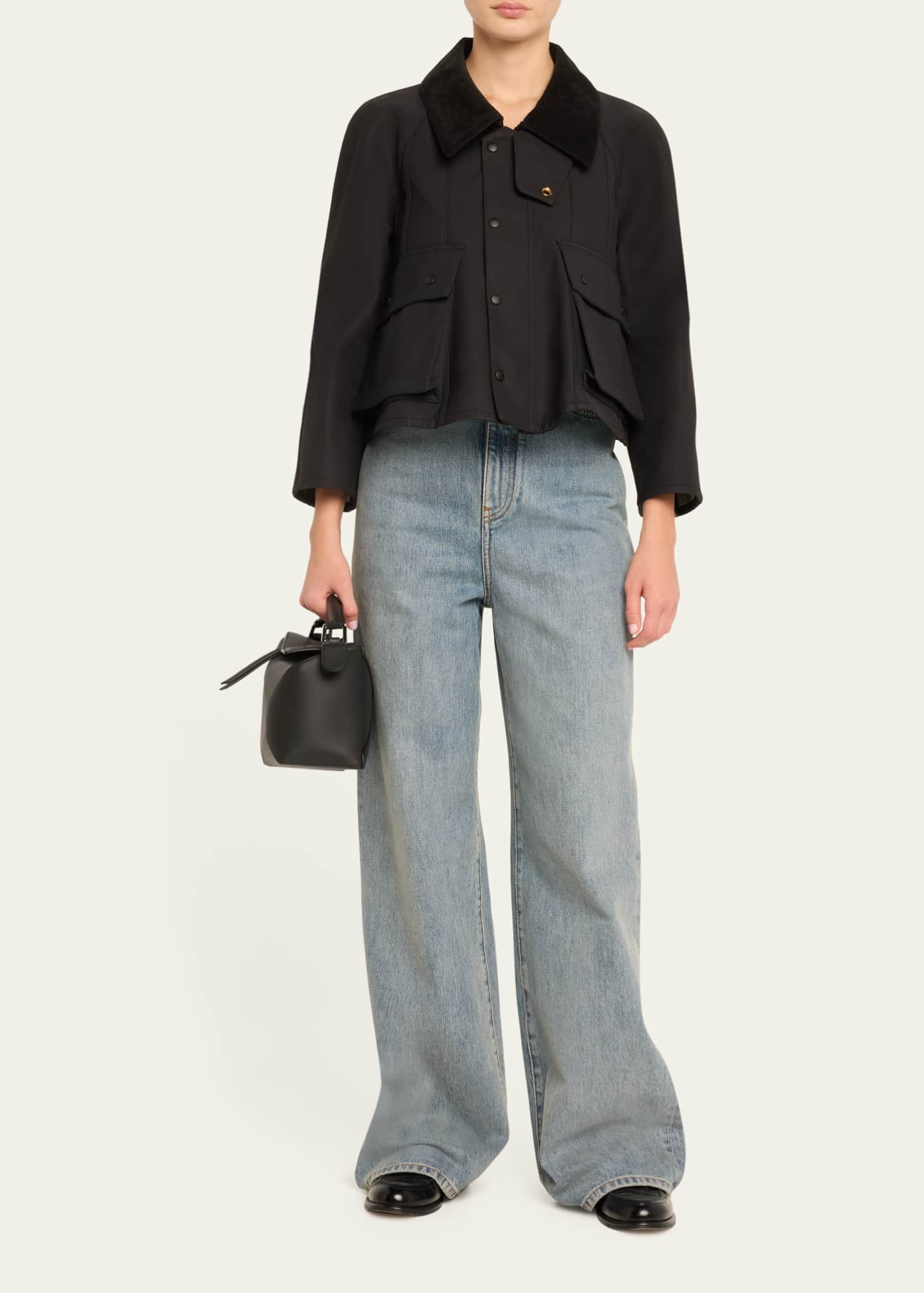 Loewe Puzzle Edge Small Top-Handle Bag in Leather Image 5 of 5