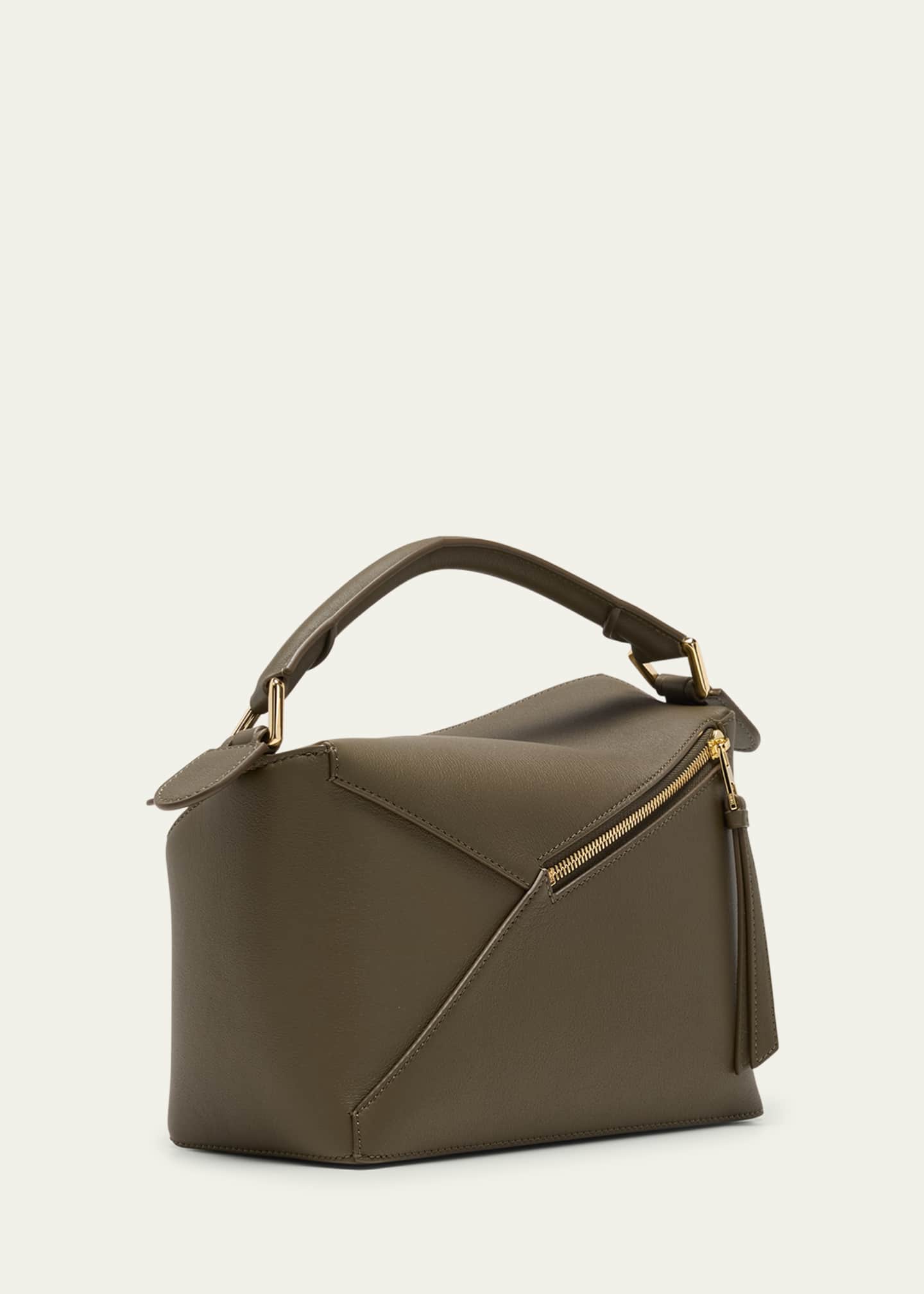 Loewe Puzzle Edge Small Top-Handle Bag in Leather Image 3 of 5