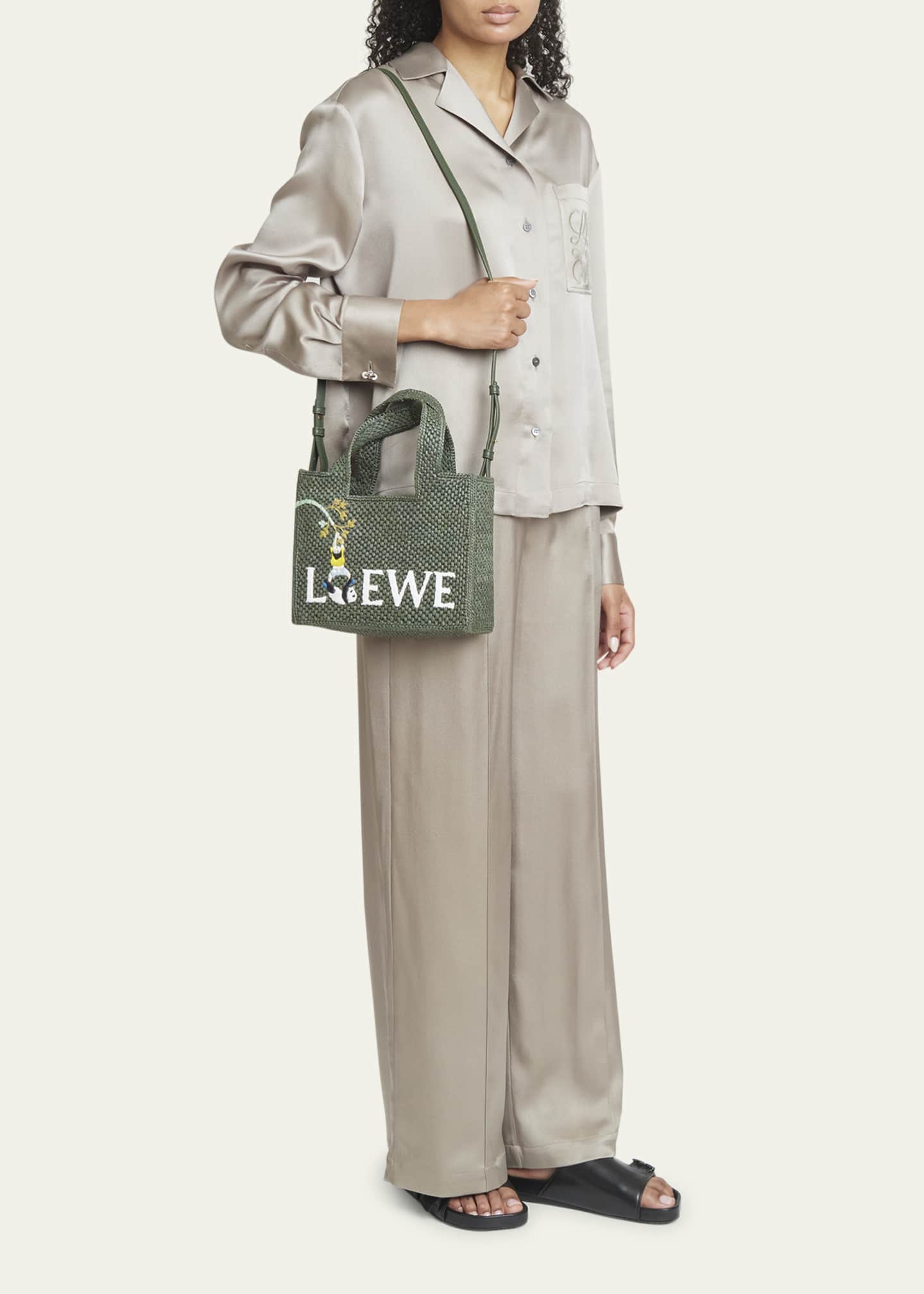 Loewe panda mini best sale bag