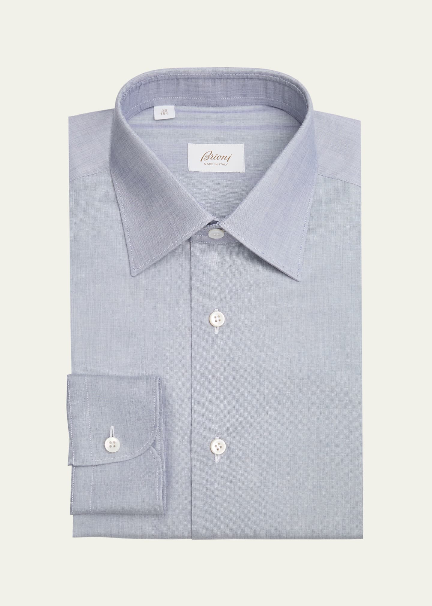Brioni Men's Cotton Dress Shirt Image 1 of 2