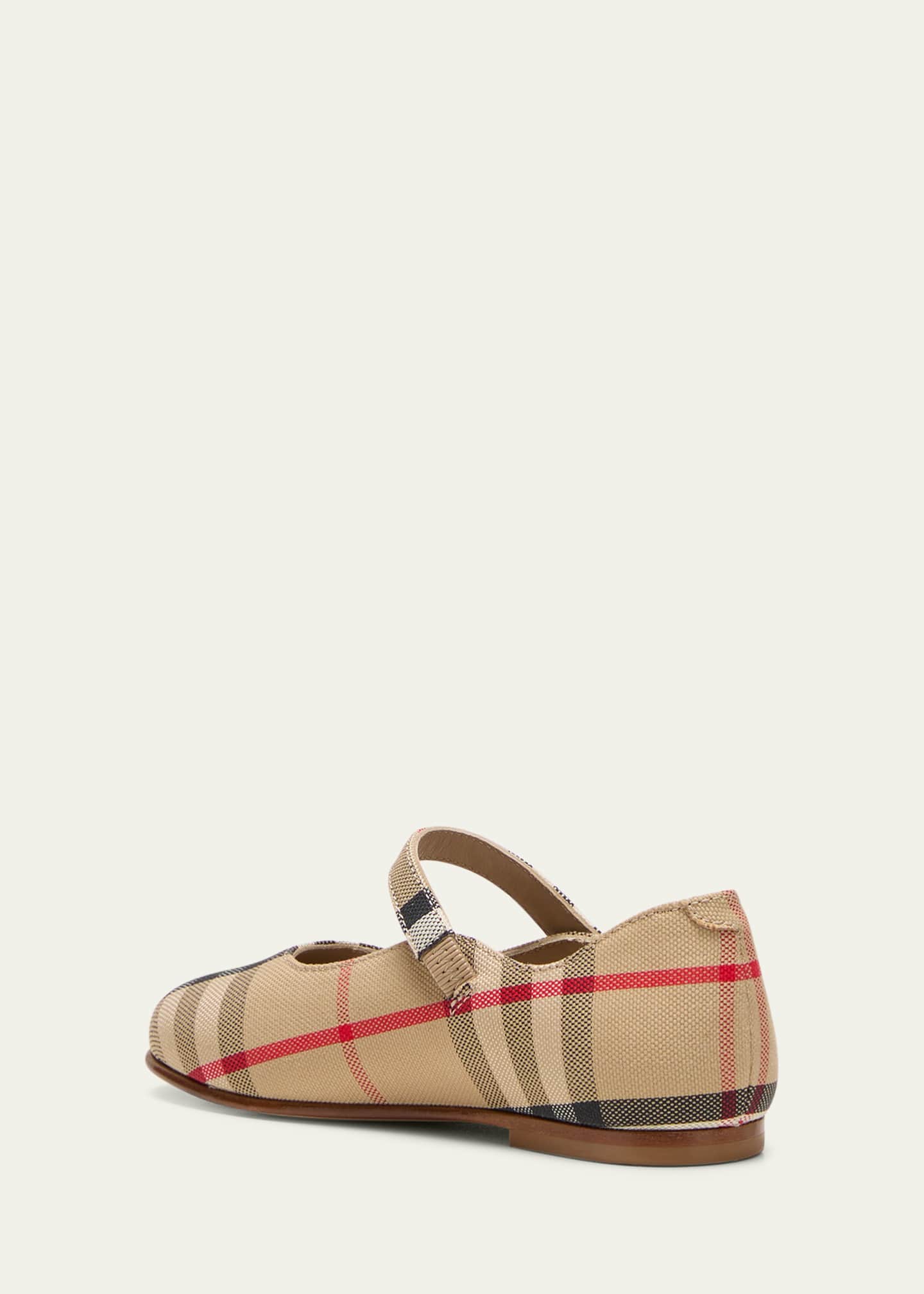 Girl s Seth Check Ballerina Flats Baby Toddlers