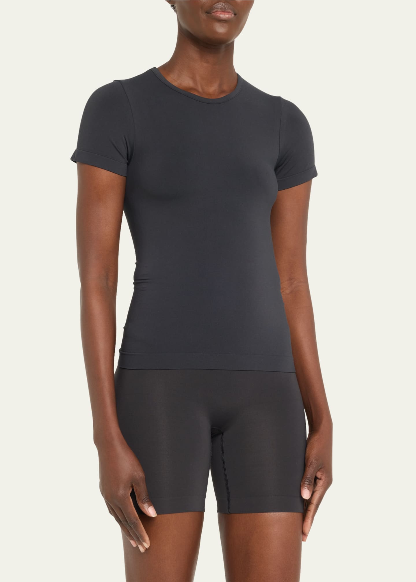 SKIMS Soft Smoothing Seamless Short-Sleeve T-Shirt - Bergdorf Goodman