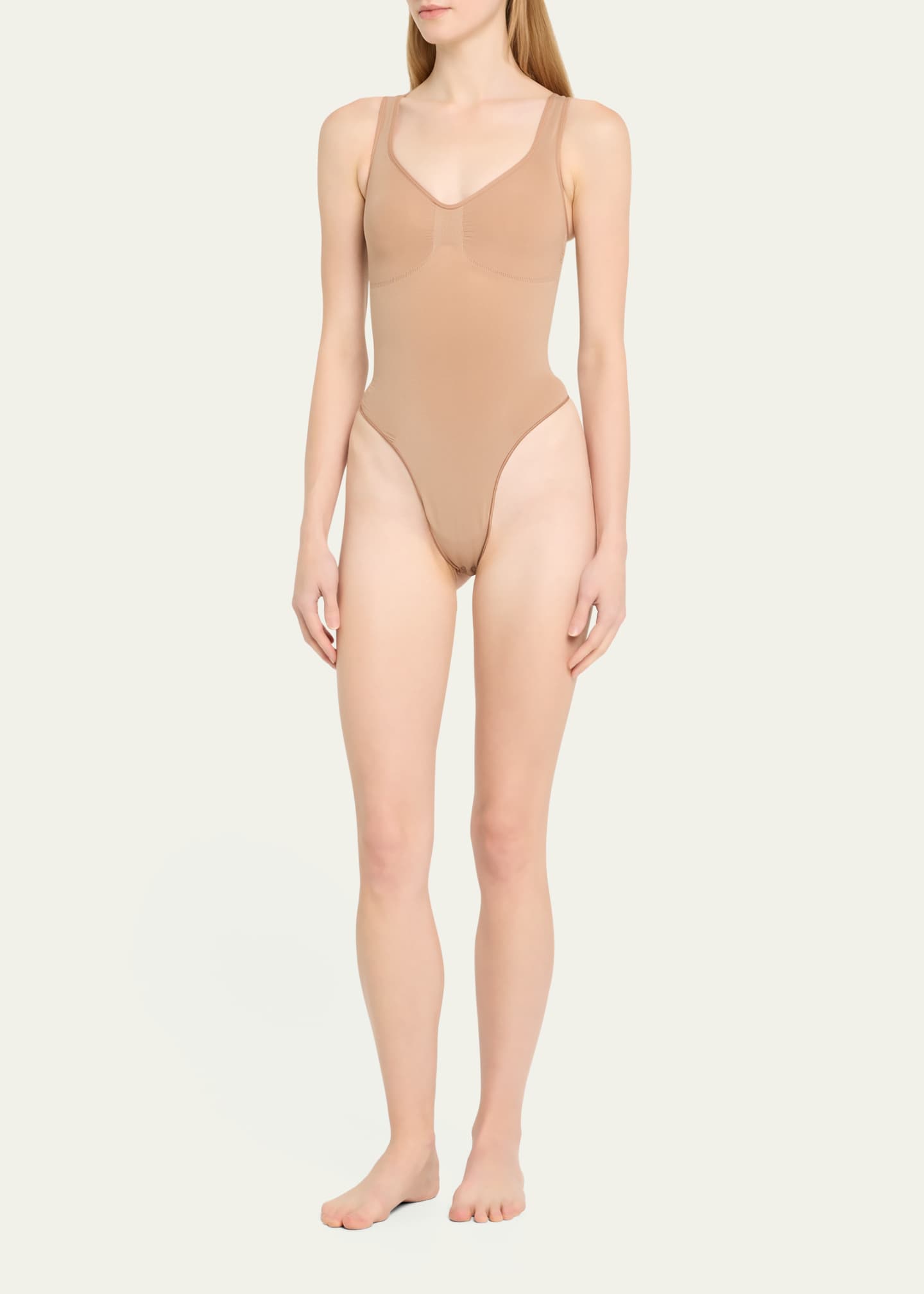 SKIMS Seamless Sculpt Mid-Calf Catsuit - Bergdorf Goodman