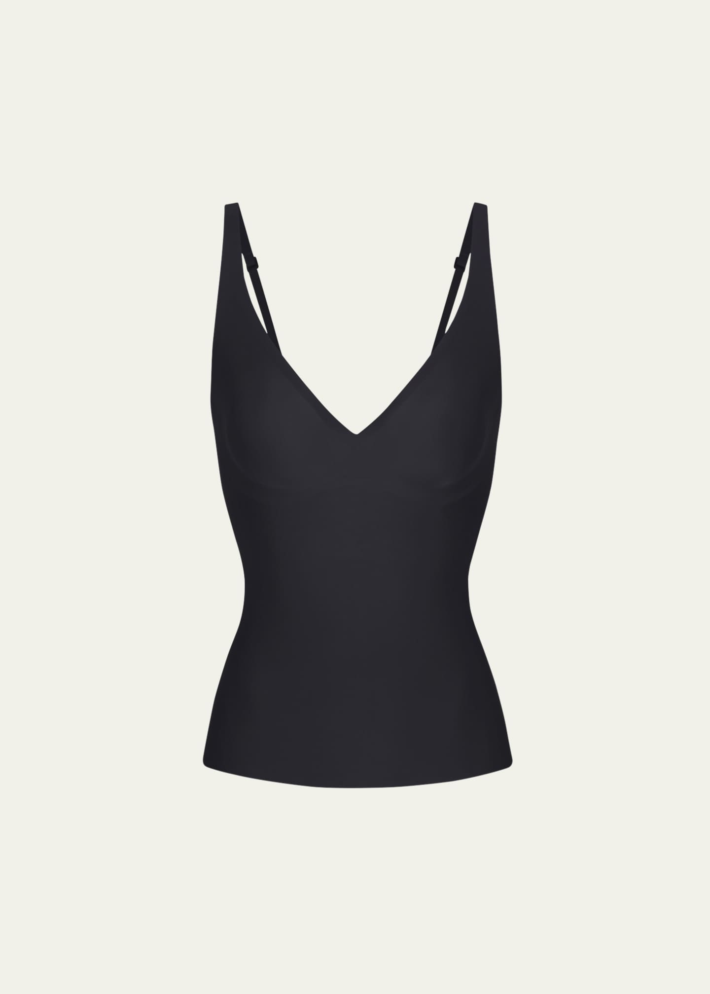 Deep v cami top shop