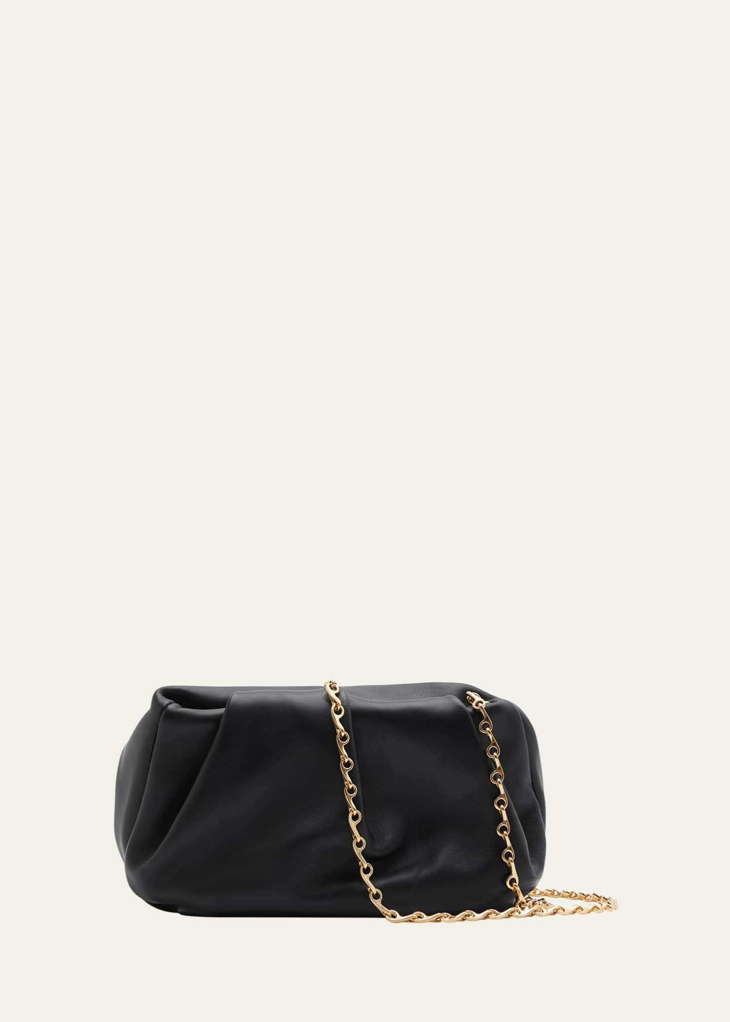 Burberry Rose Soft Leather Clutch Bag with Chain Strap Bergdorf