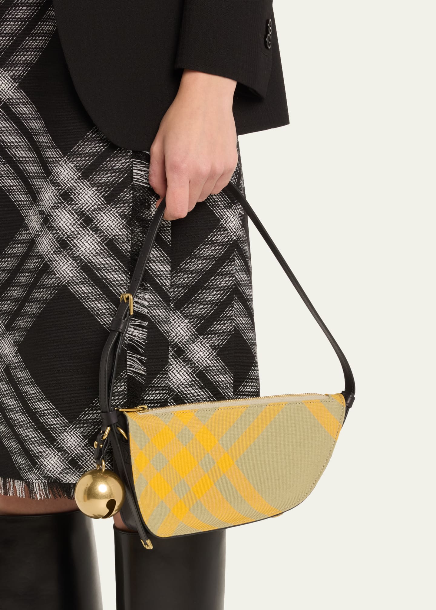 Check shoulder bag best sale
