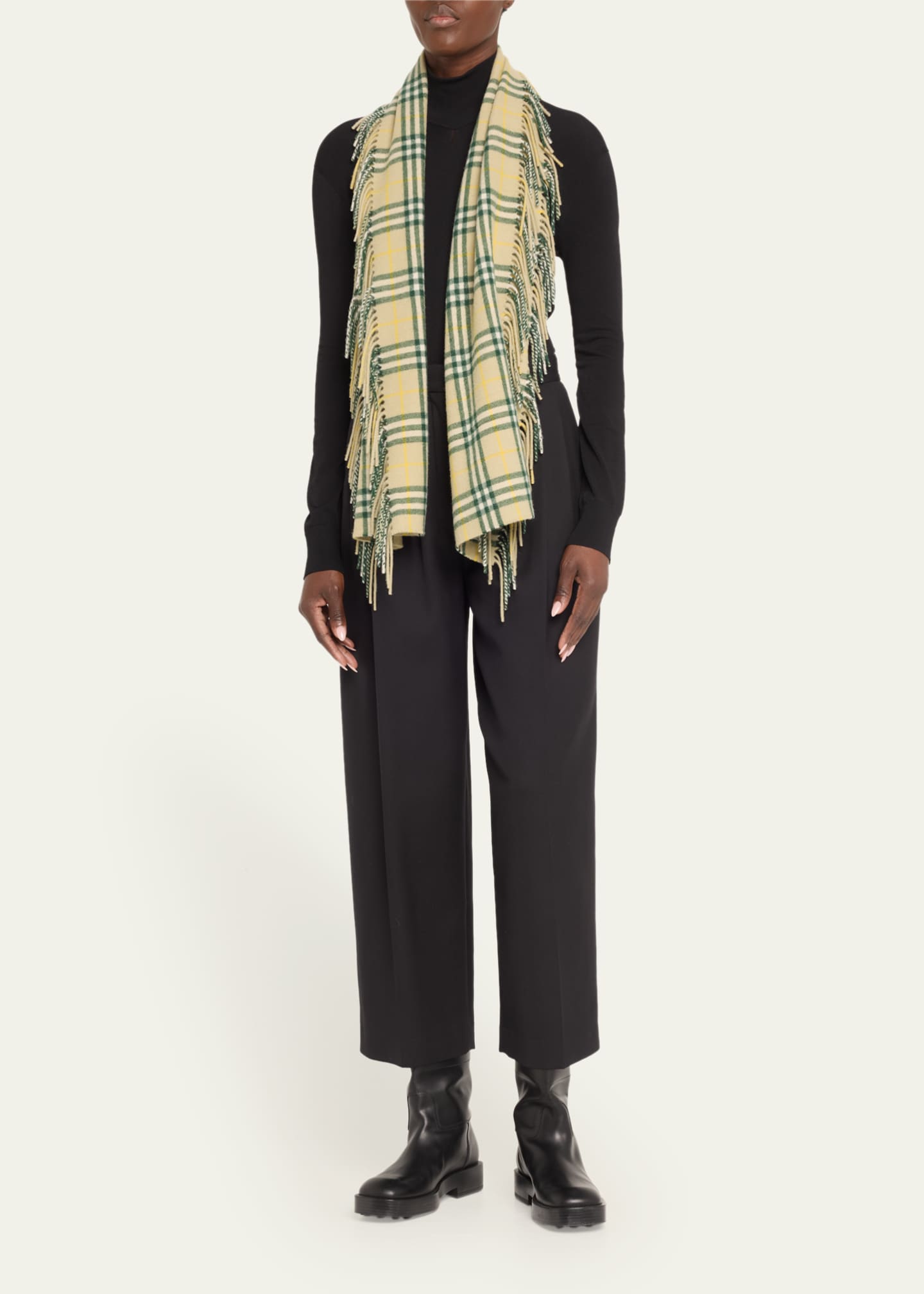 Burberry rainbow cashmere sale scarf
