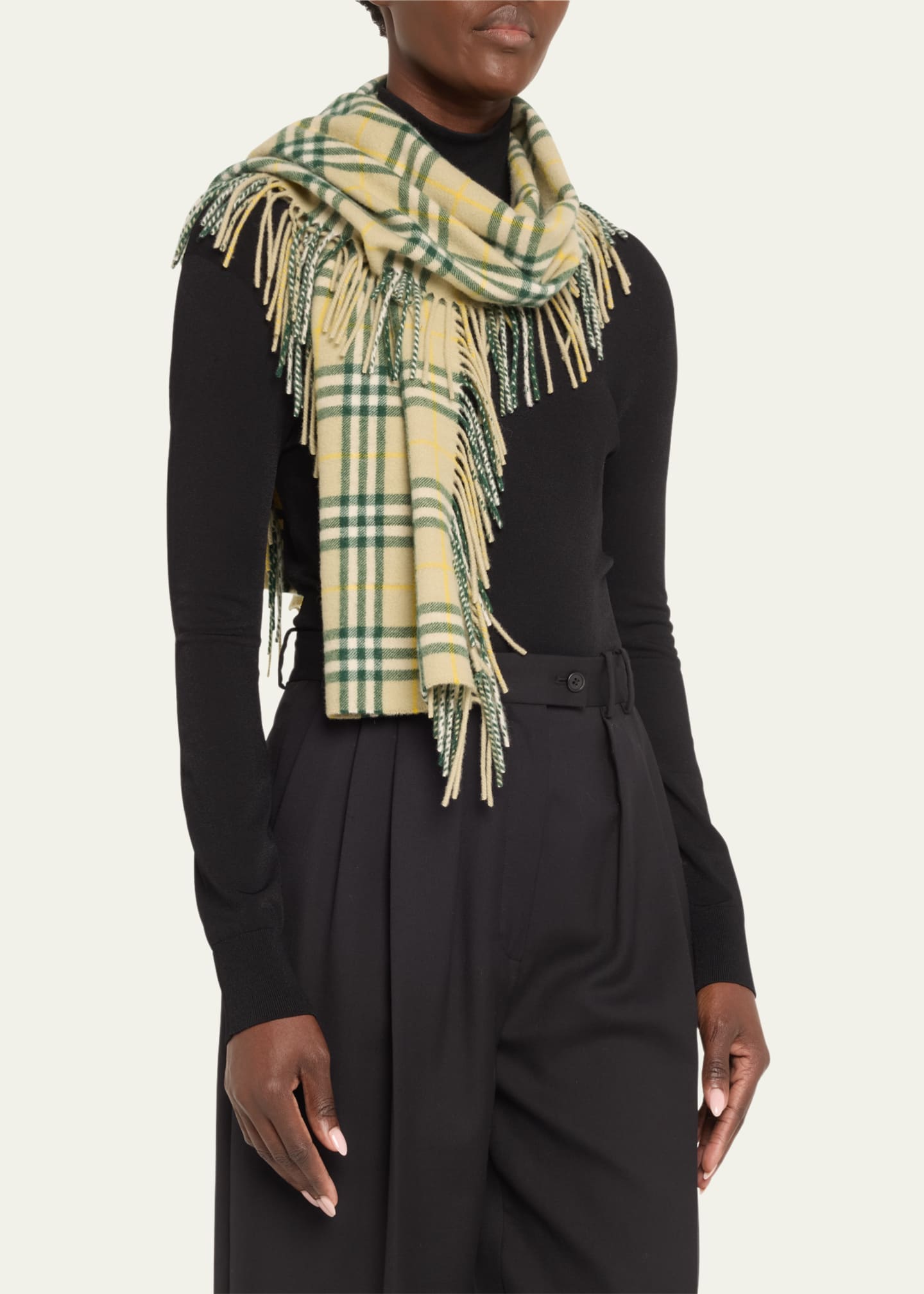 Vintage discount check scarf