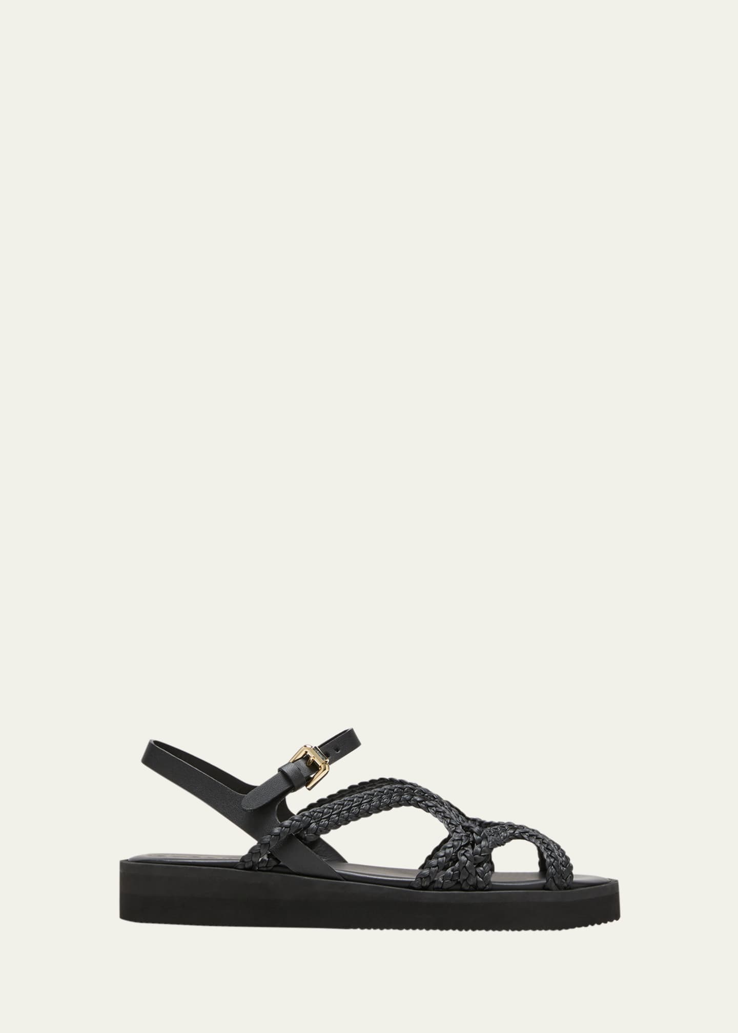 See by Chloe Sansa Braided Ankle Strap Sandals