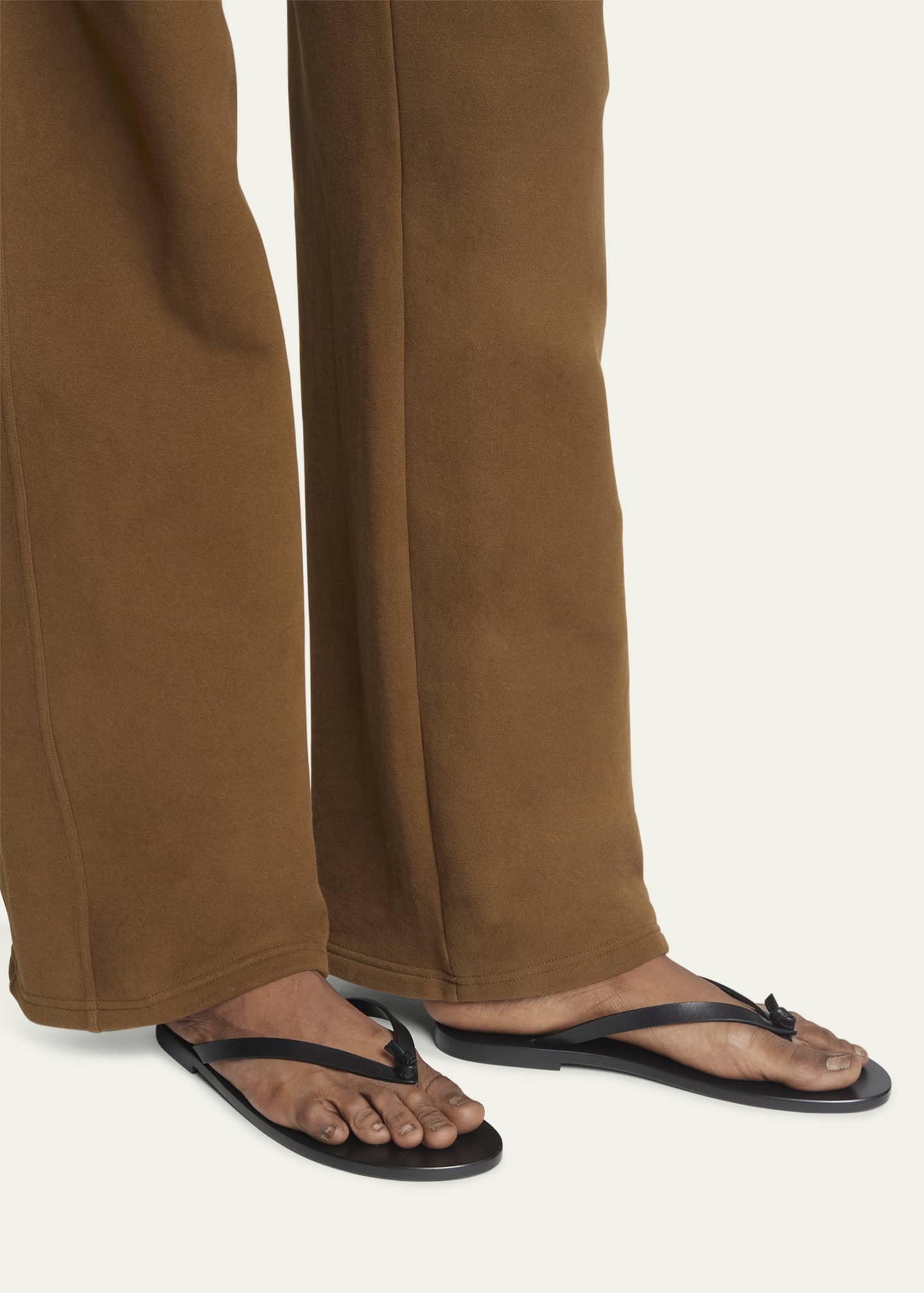 Saint Laurent Men's Pepe 05 Leather Thong Sandals Image 2 of 5