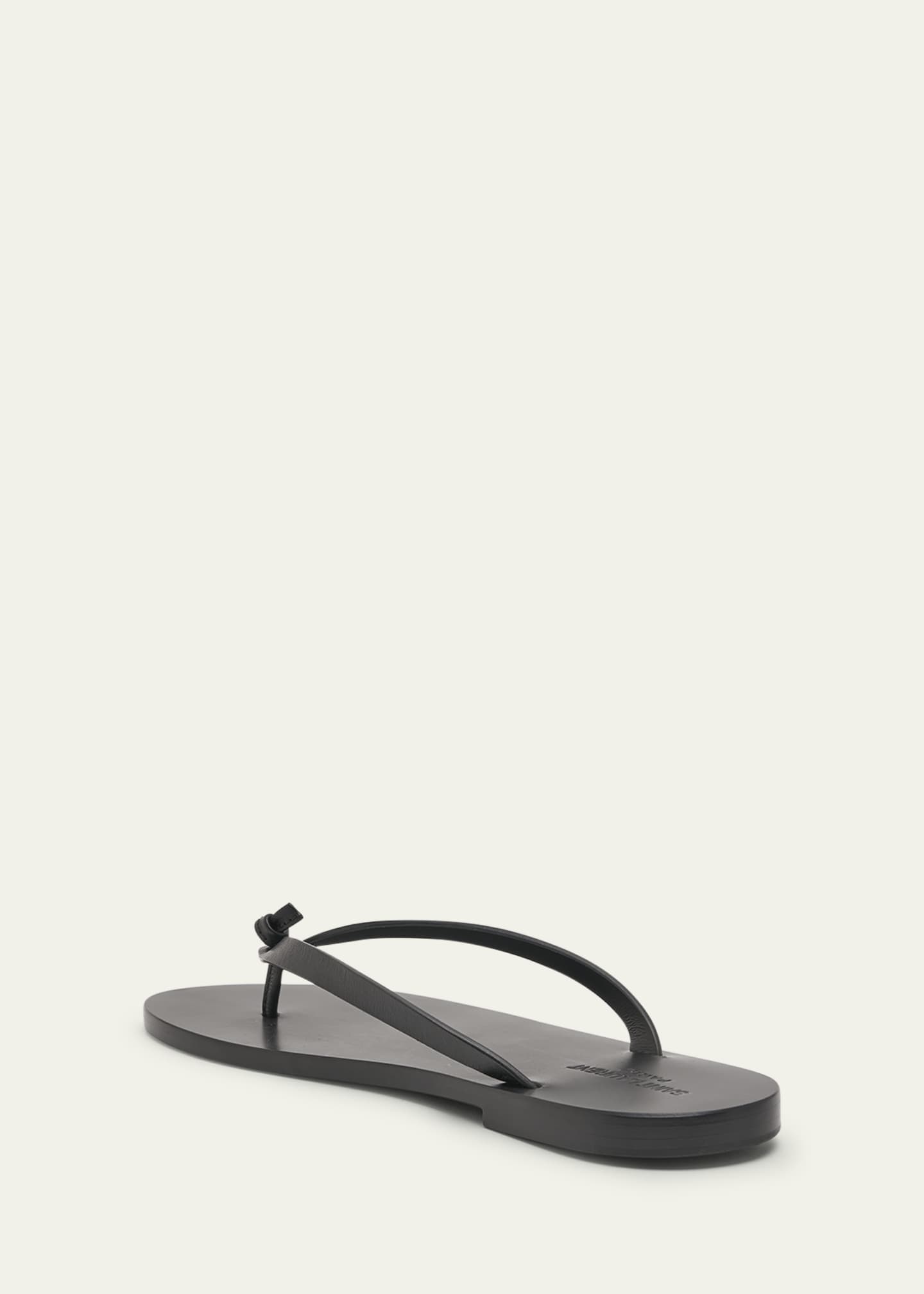 Saint Laurent Men's Pepe 05 Leather Thong Sandals Image 4 of 5