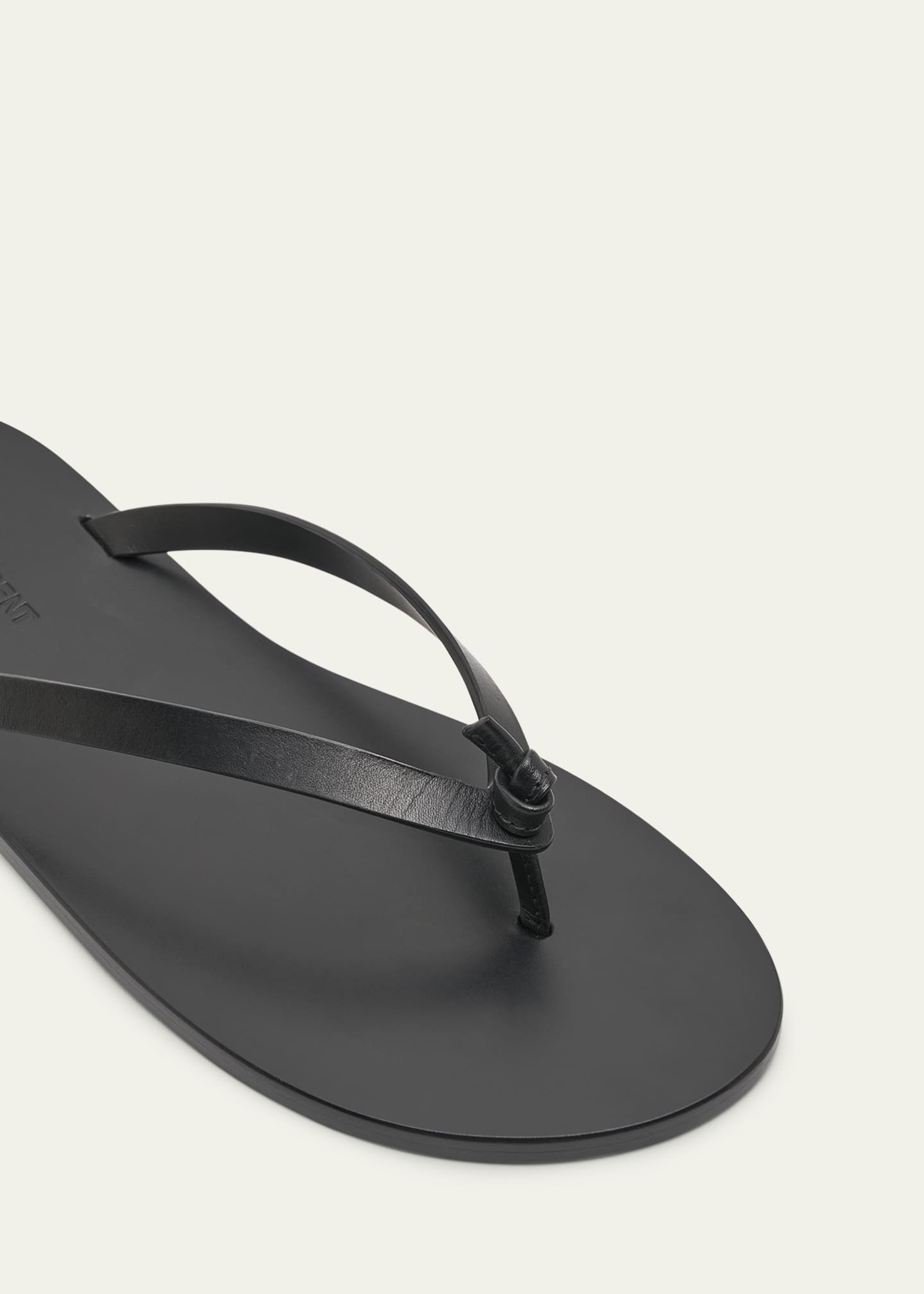 Saint Laurent Men's Pepe 05 Leather Thong Sandals Image 5 of 5