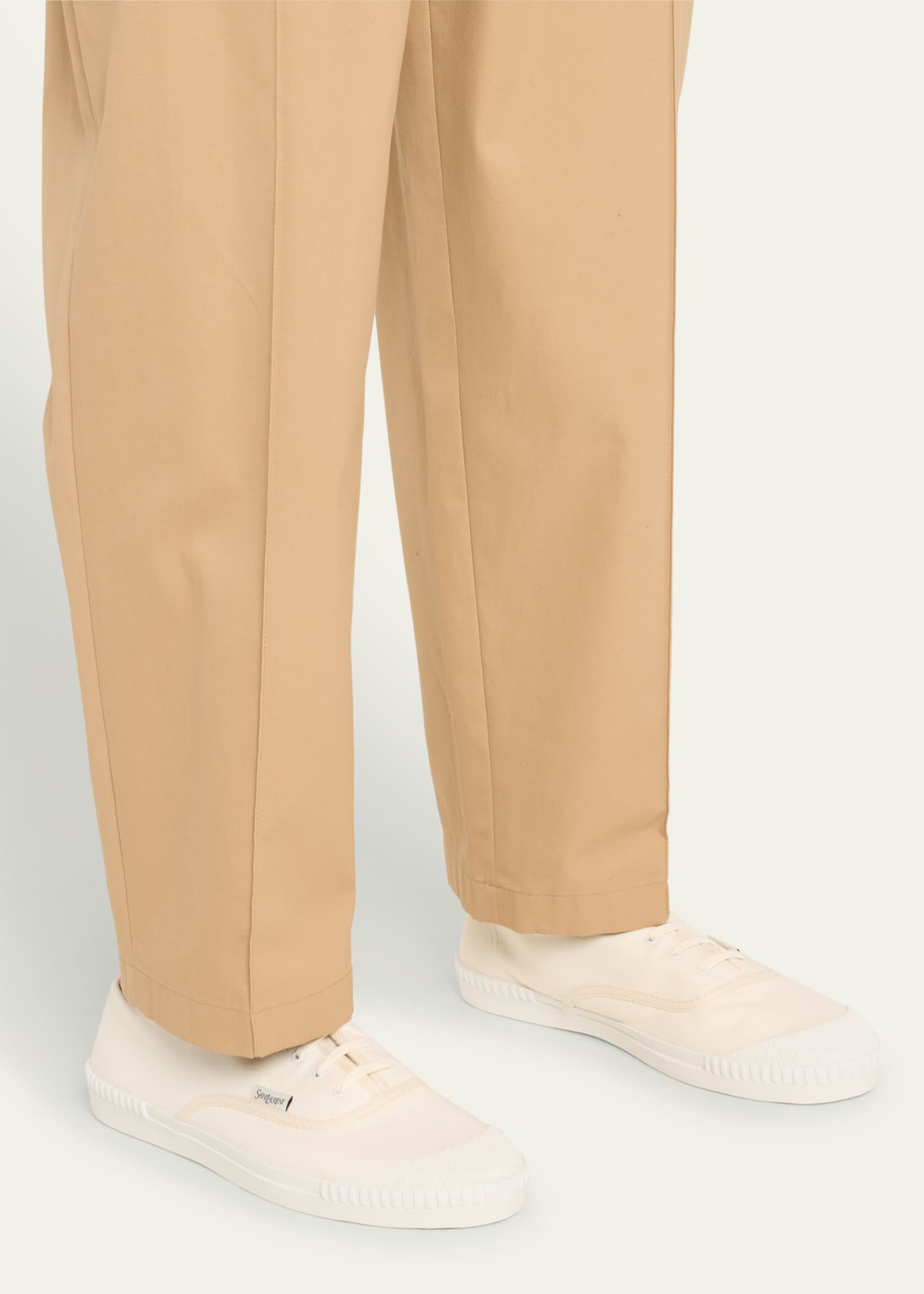 Saint Laurent Men's Verano 05 Canvas Low-Top Sneakers Image 2 of 5