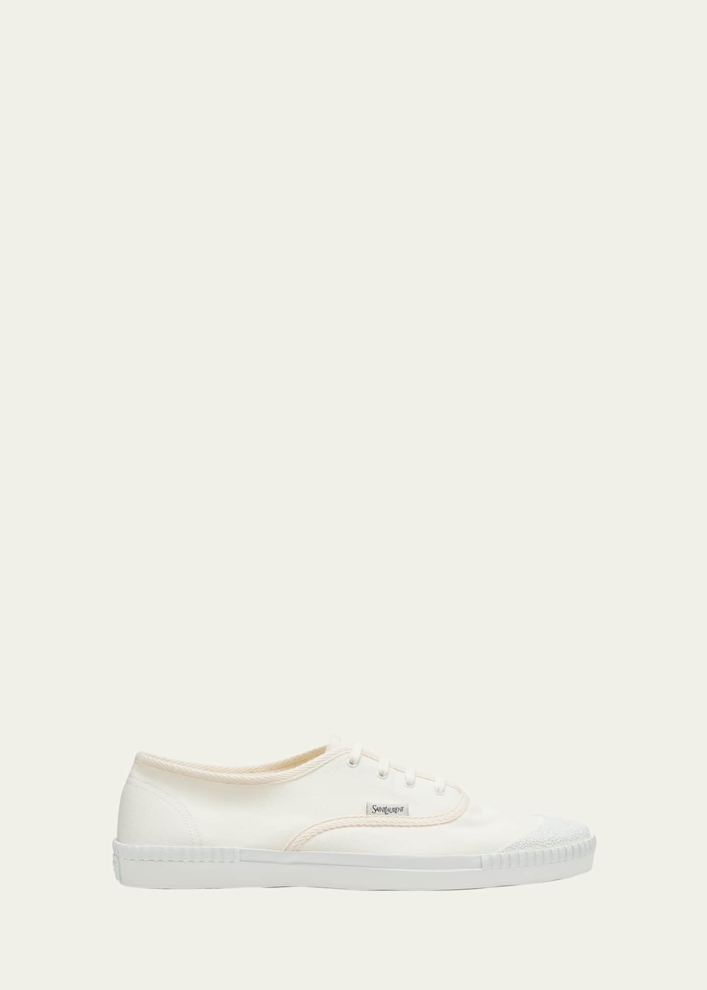 Saint Laurent Men's Verano 05 Canvas Low-Top Sneakers Image 1 of 5