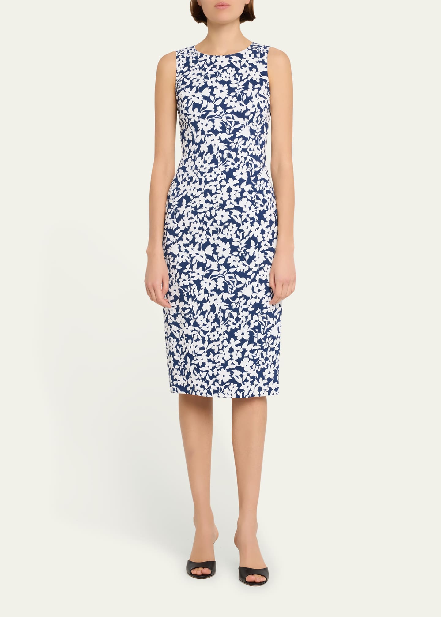 Michael kors rose print hot sale dress
