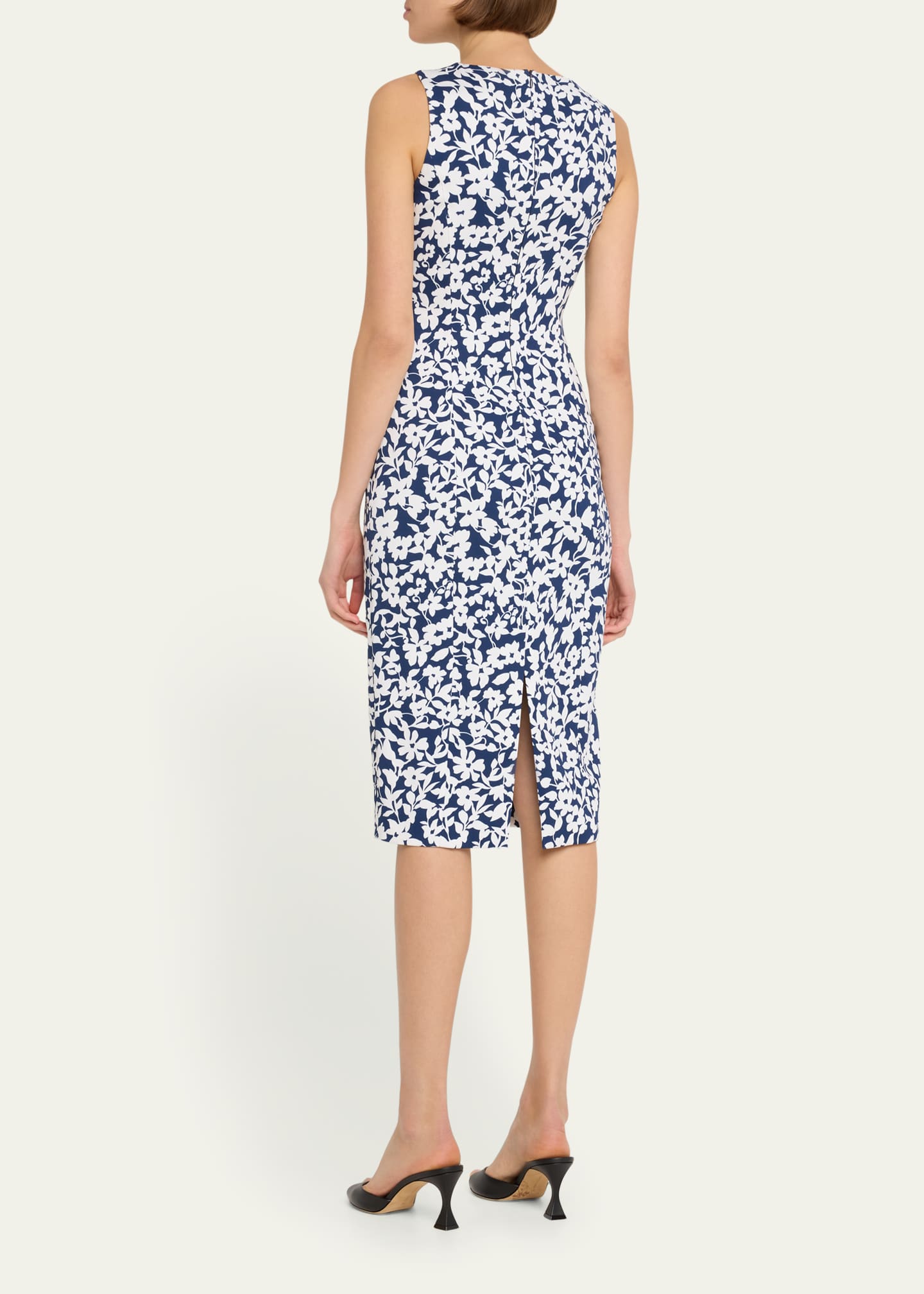 MICHAEL Michael Kors CHAIN NECK MIDI DRESS - Cocktail dress